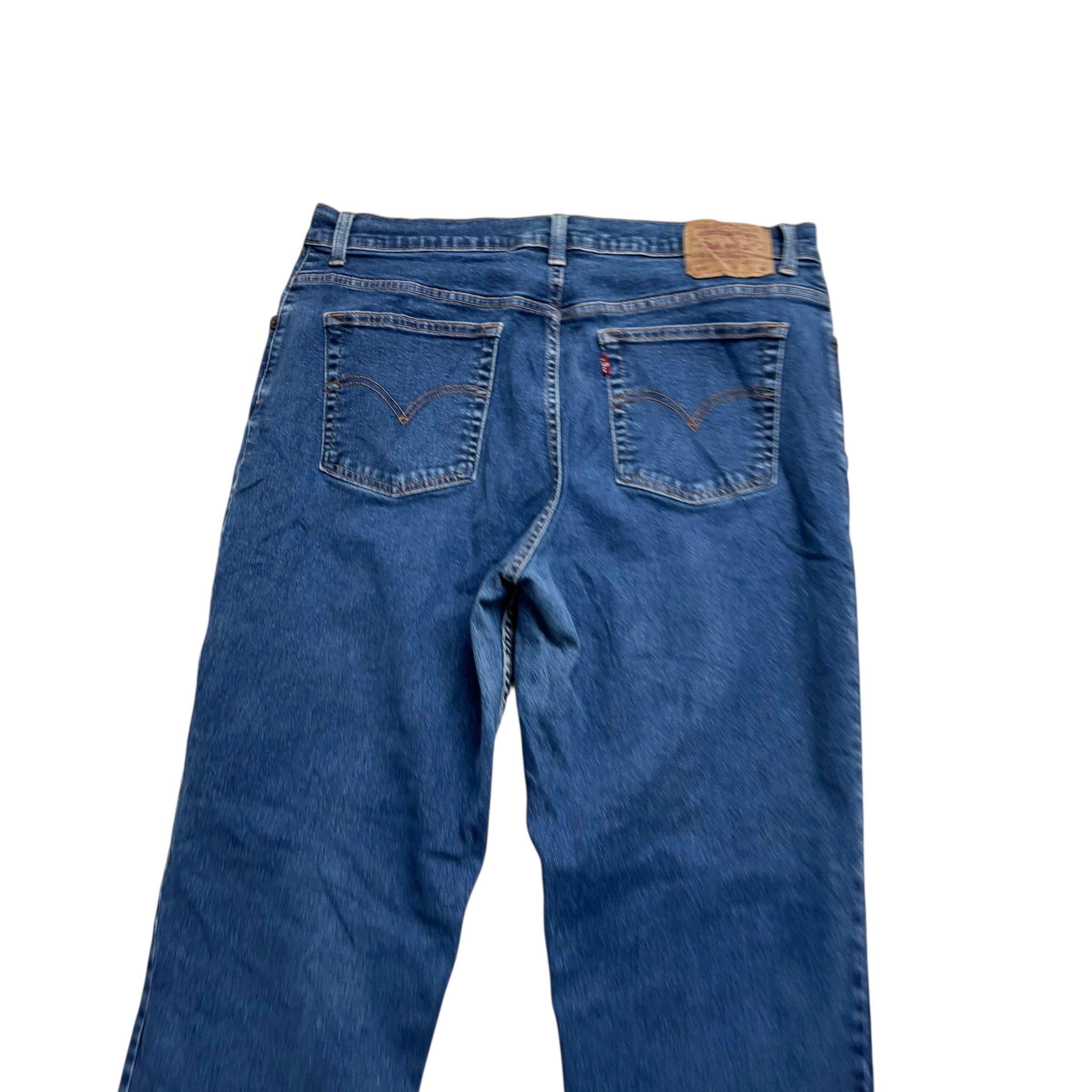 Levis 550 Jeans W36 L30 Womens Mid Blue Relaxed Taper Stretch Vintage (E)