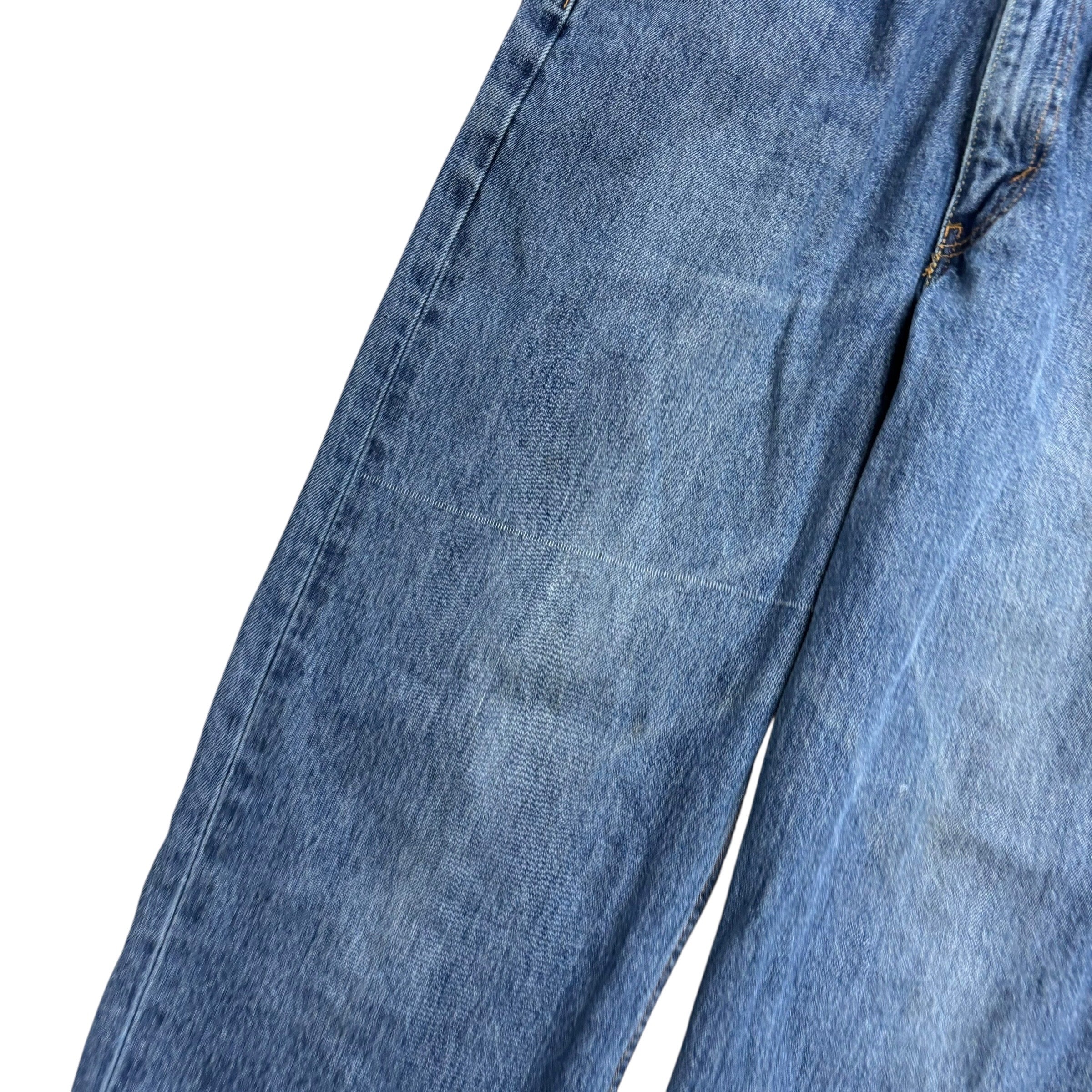 Levis 550 Jeans W36 L34 Mens Mid Blue Baggy Relaxed Straight Fit Denim (F)