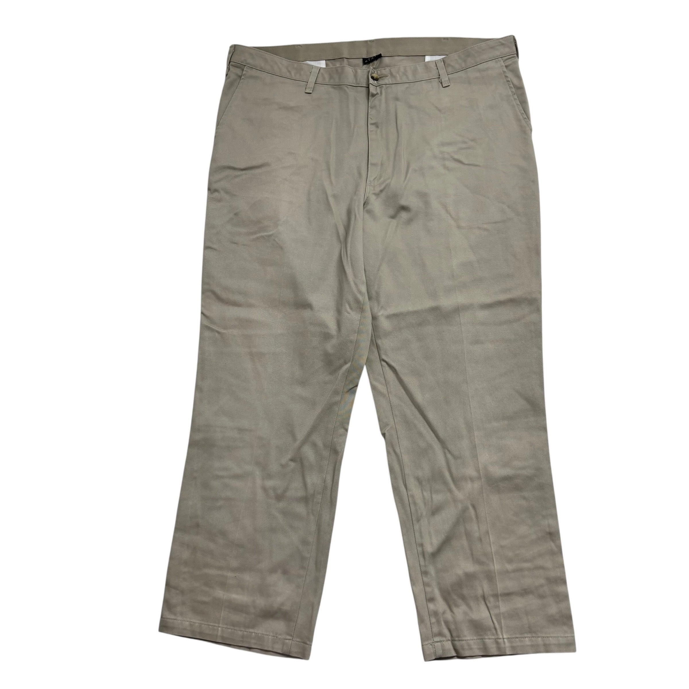 Wrangler Trousers W40 L30 Mens Beige Relaxed Straight Fit Vintage Pants (E)