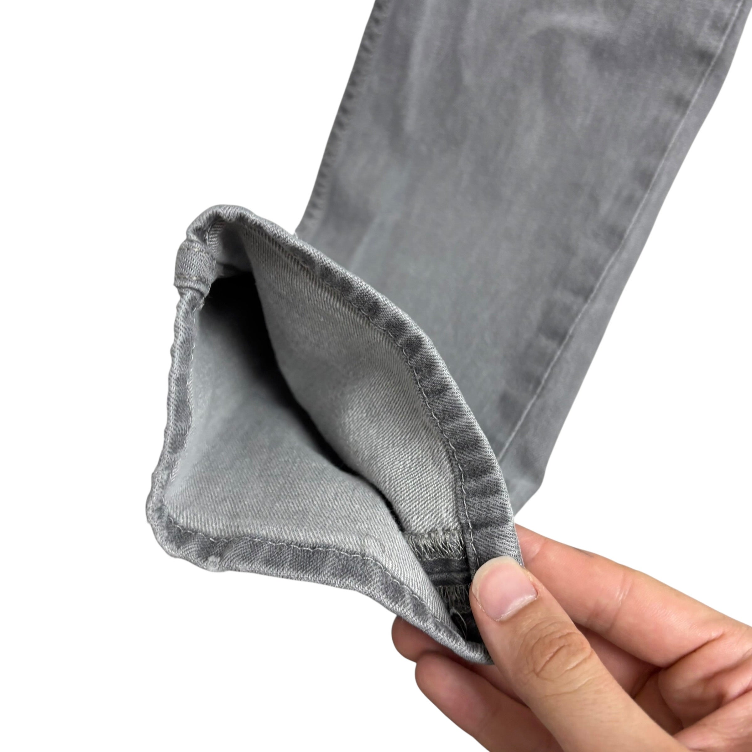 Levis 511 Jeans W32 L29 Mens Grey Slim Fit Stretch Denim (E)