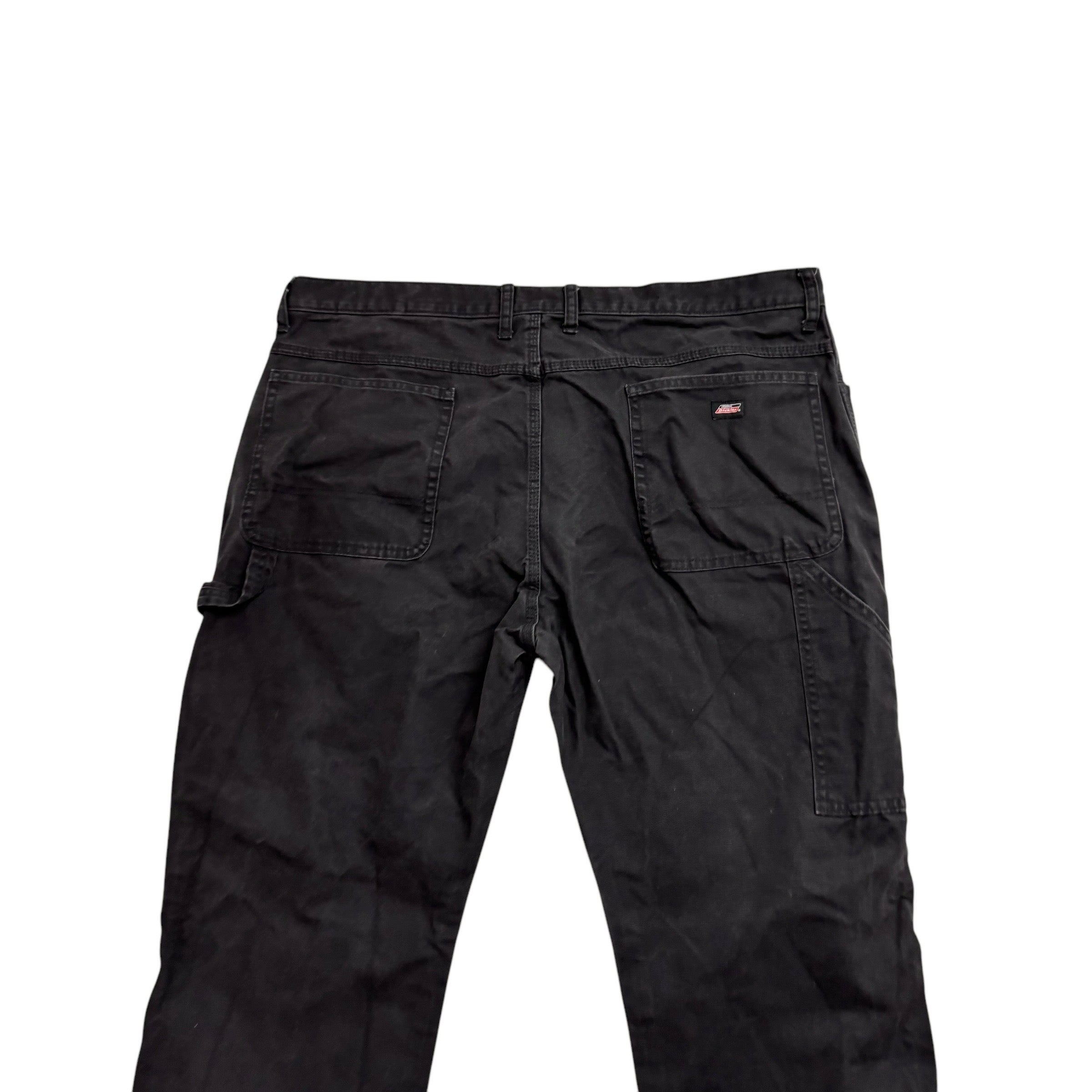 Dickies Carpenter Pants W40 L30 Mens Black Relaxed Straight Fit Trousers Jeans