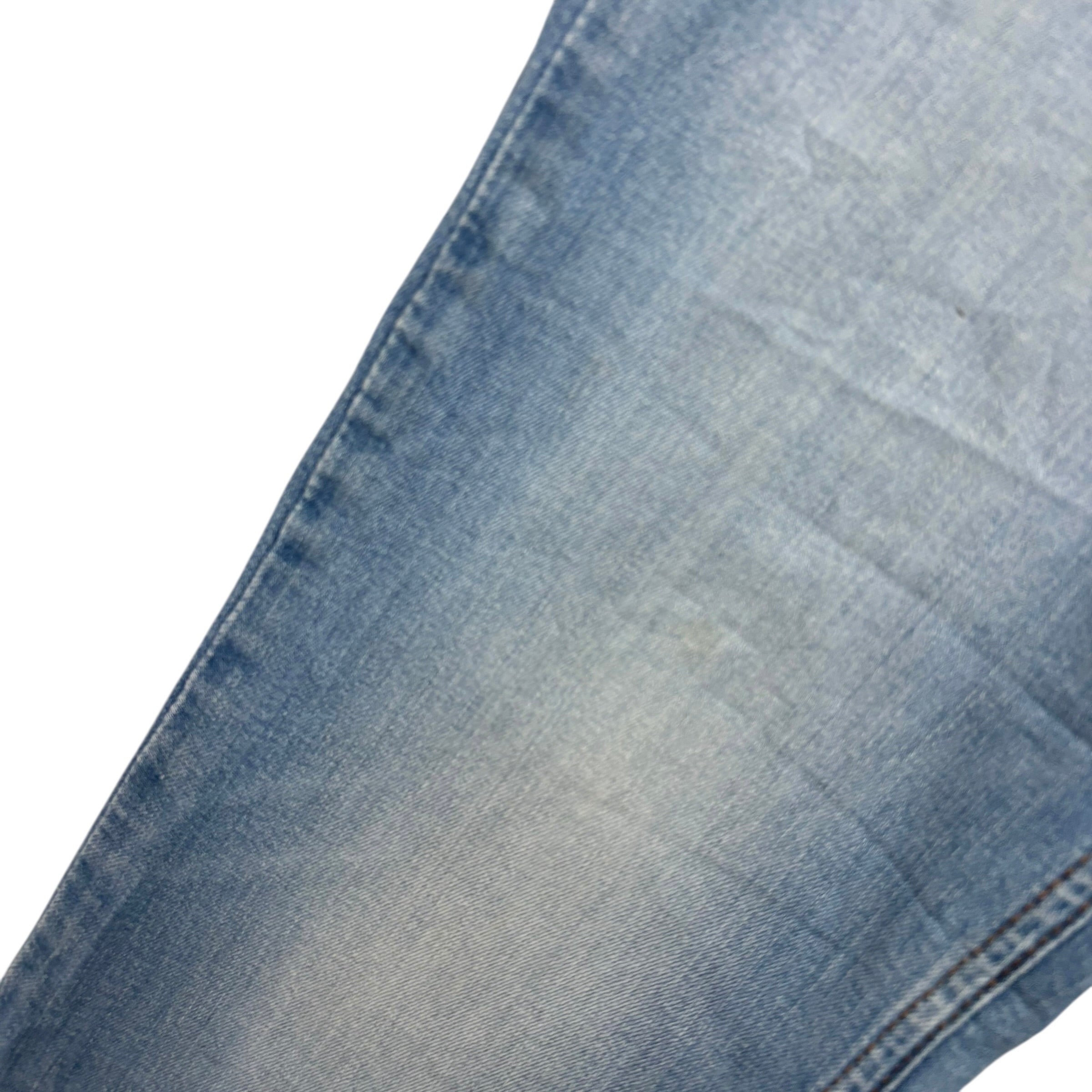 Levis 514 Jeans W32 L30 Mens Light Blue Regular Straight Fit Stretch Denim