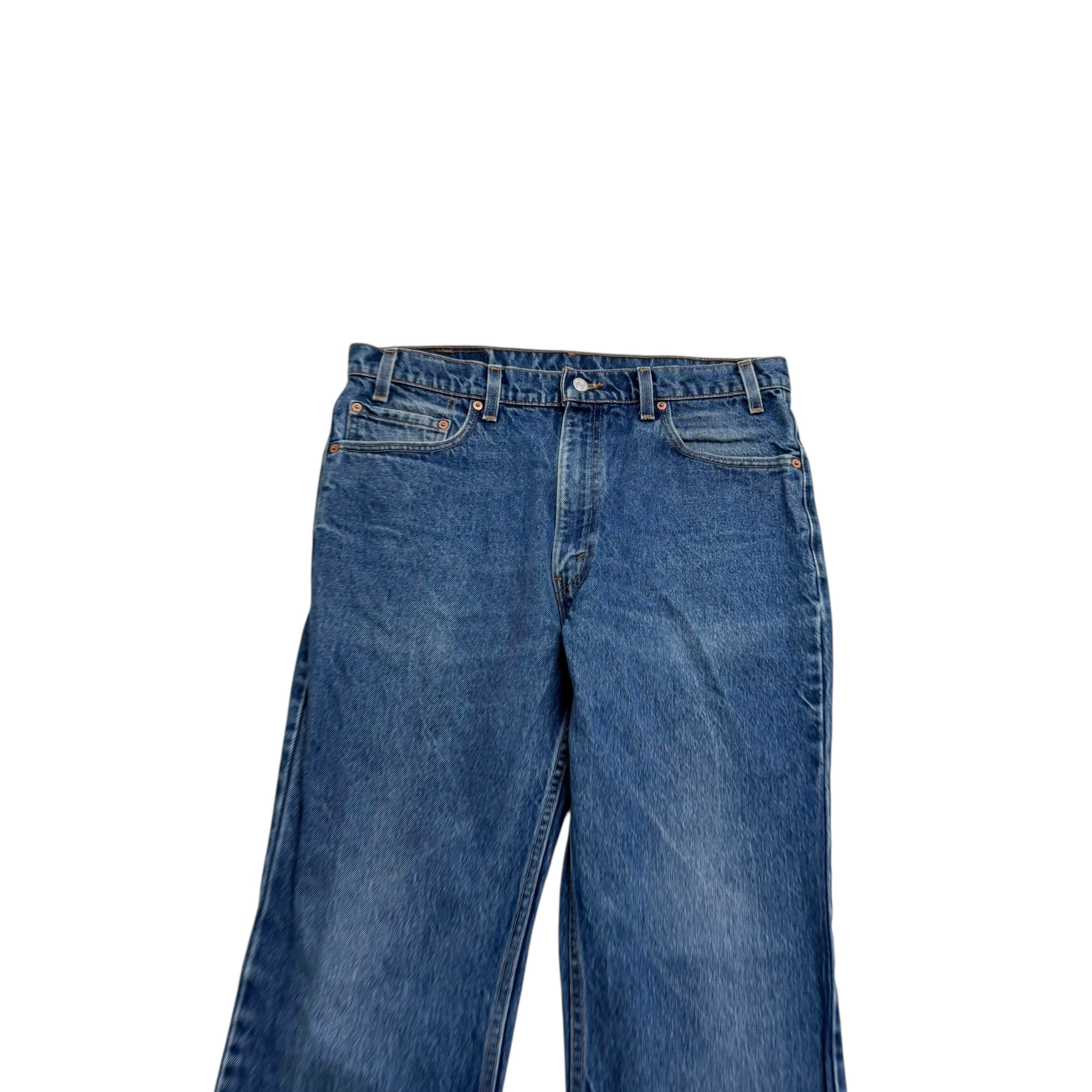 Levis 517 Jeans W34 L31 Mens Mid Blue Regular Bootcut Fit Made In USA Vintage