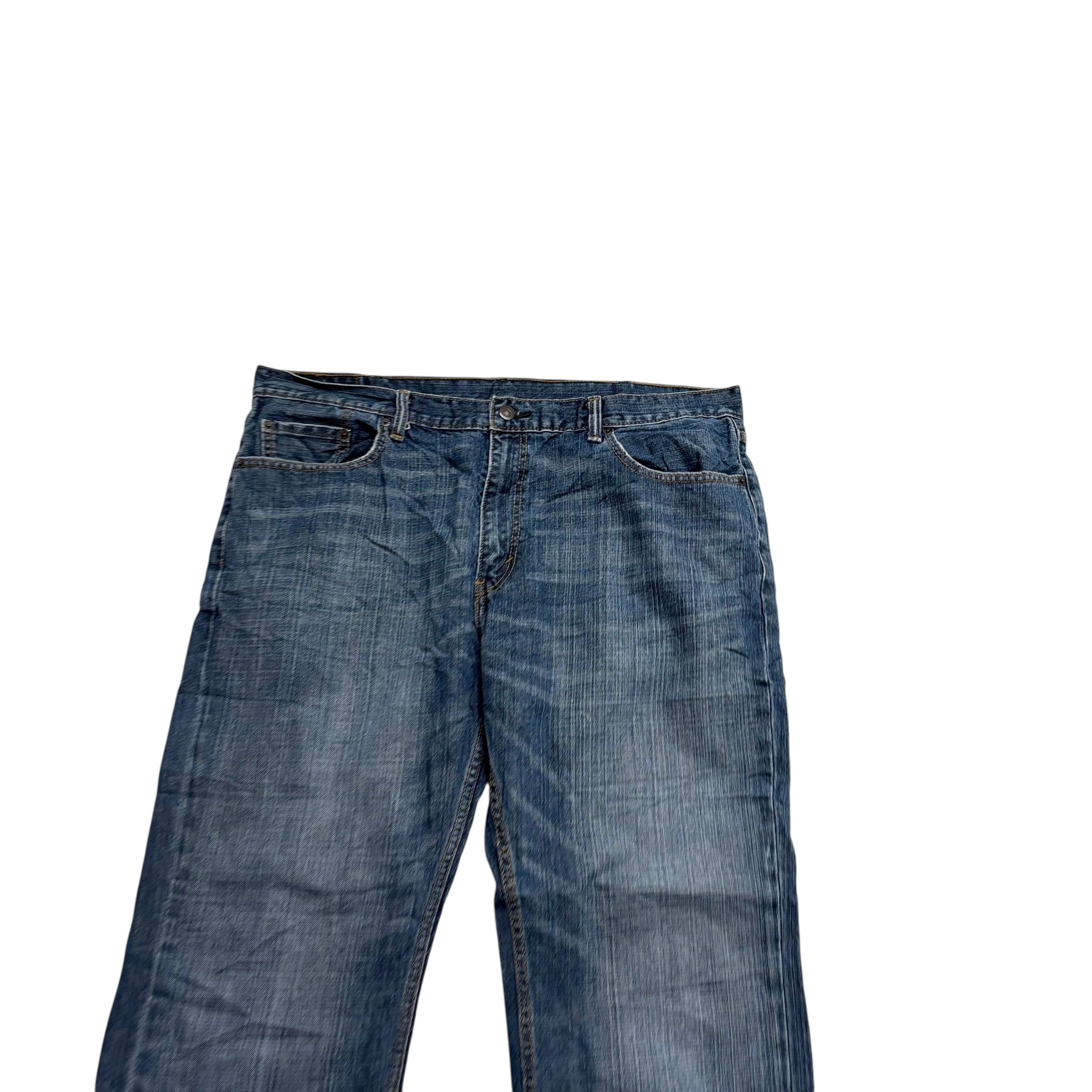 Levis 559 Jeans W40 L30 Mens Dark Blue Baggy Relaxed Straight Fit Denim (E)