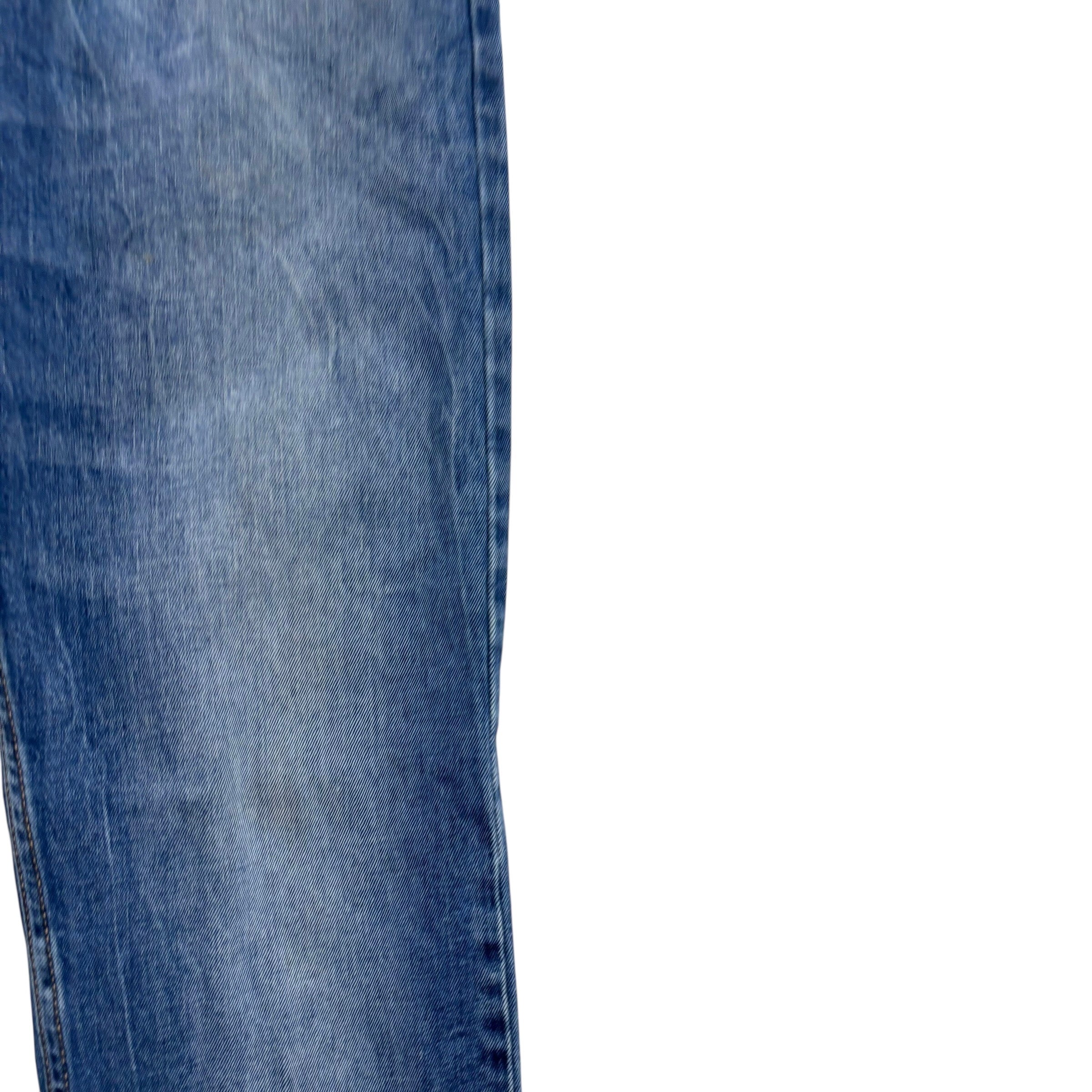 Levis 502 Jeans W31 L31 Mens Mid Blue Regular Tapered Fit Stretch Denim (F)