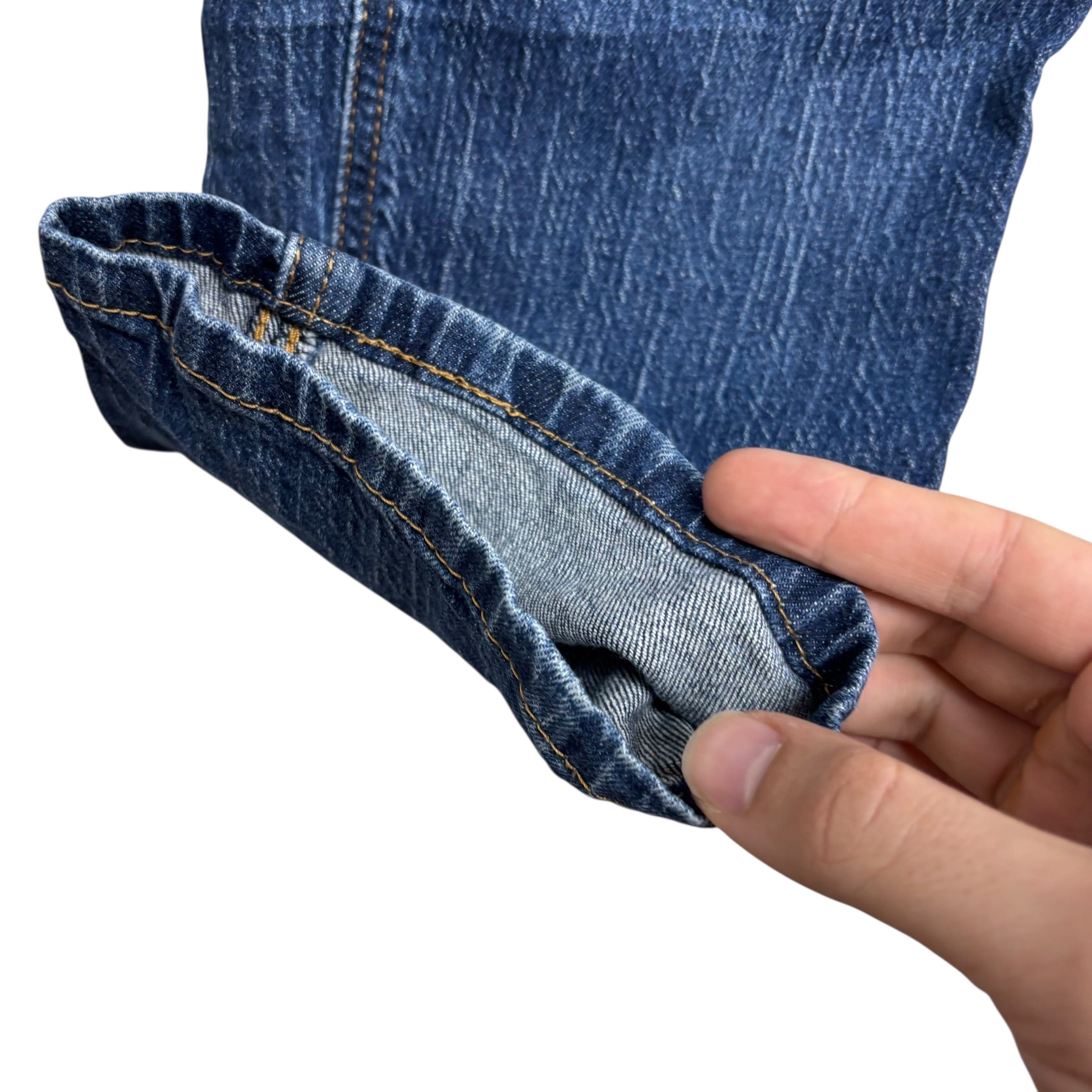 Levis 541 Jeans W32 L30 Mens Mid Blue Athletic Tapered Fit Stretch Denim (E)