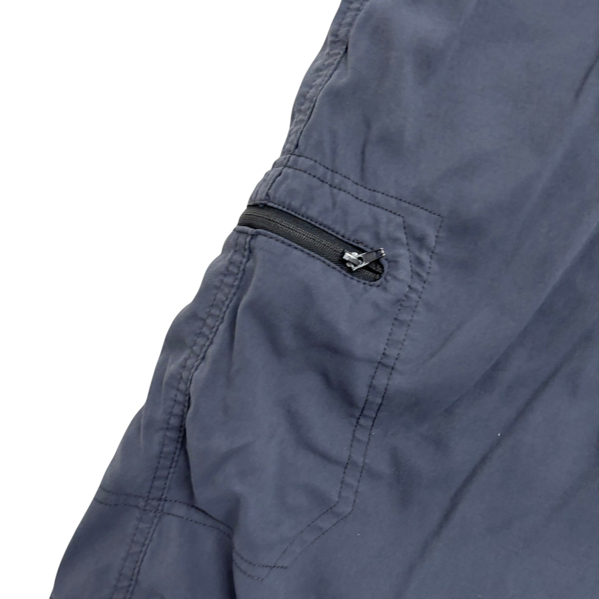 Wrangler Cargo Shorts W40 Mens Grey Relaxed Fit Nylon (E)