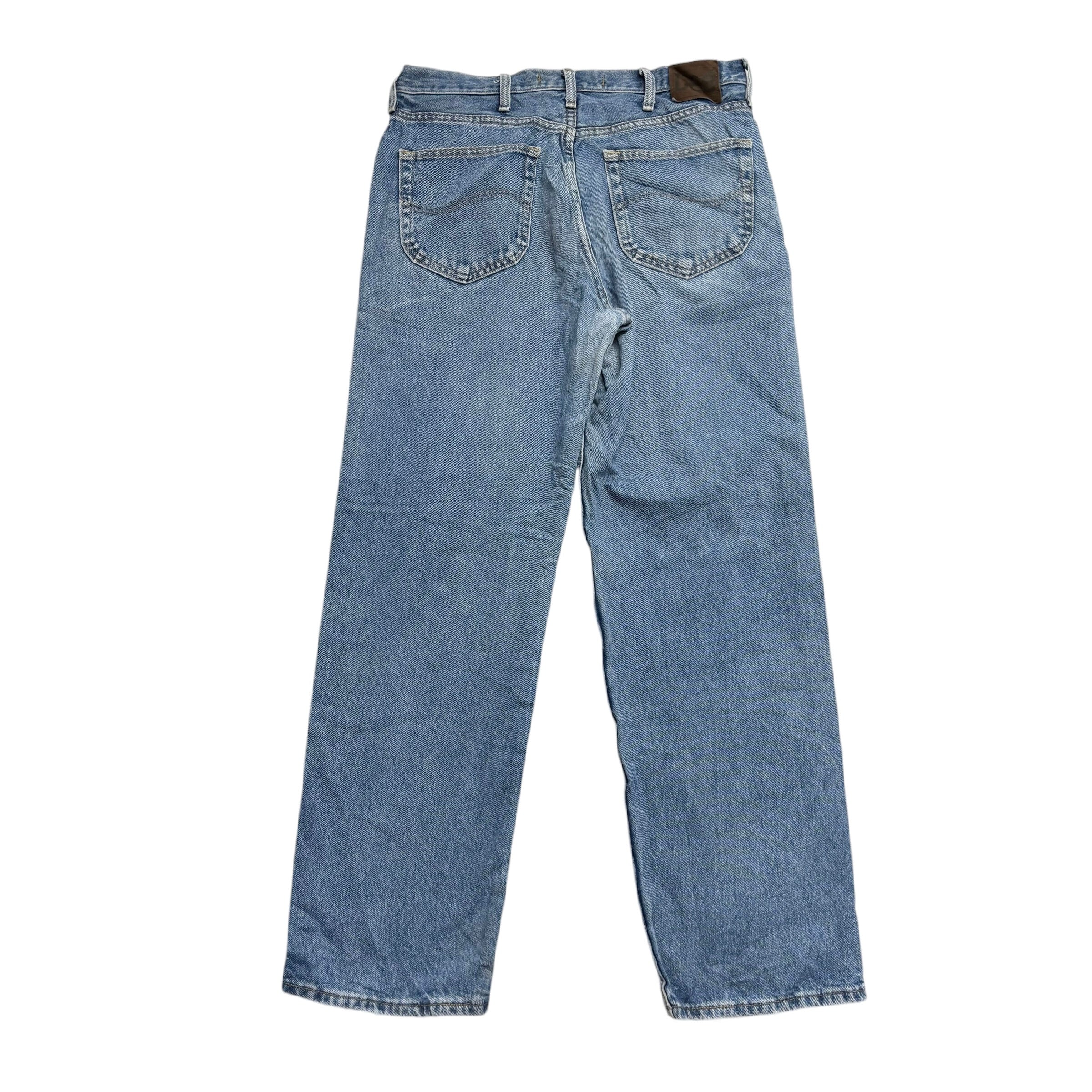Lee Jeans W34 L32 Mens Light Blue Relaxed Straight Fit Vintage Denim