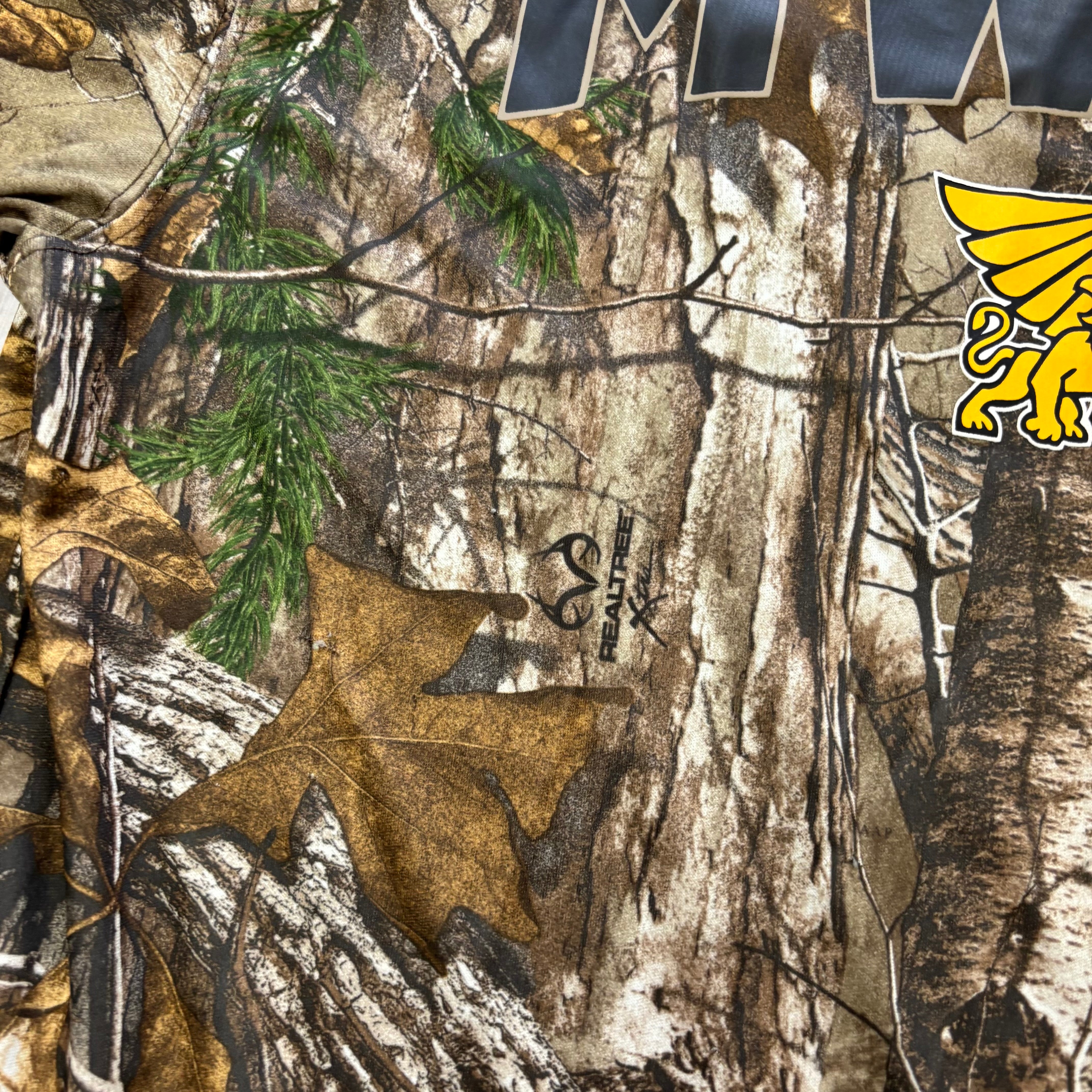 RealTree T Shirt Mens Large Camo Y2K Hunting College (E)