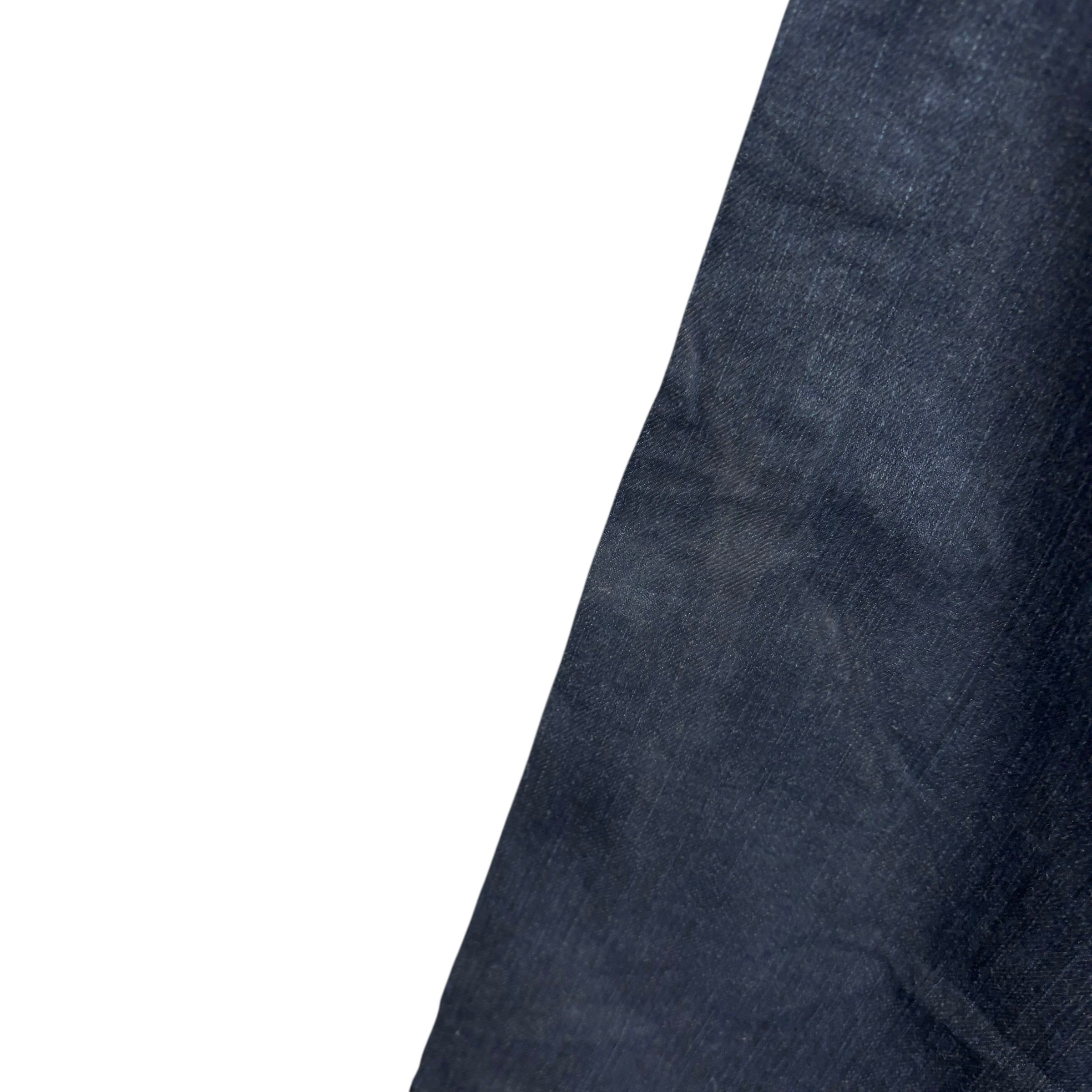 Levis 513 Jeans W33 L32 Mens Waxed Navy Blue Slim Straight Fit Stretch Denim