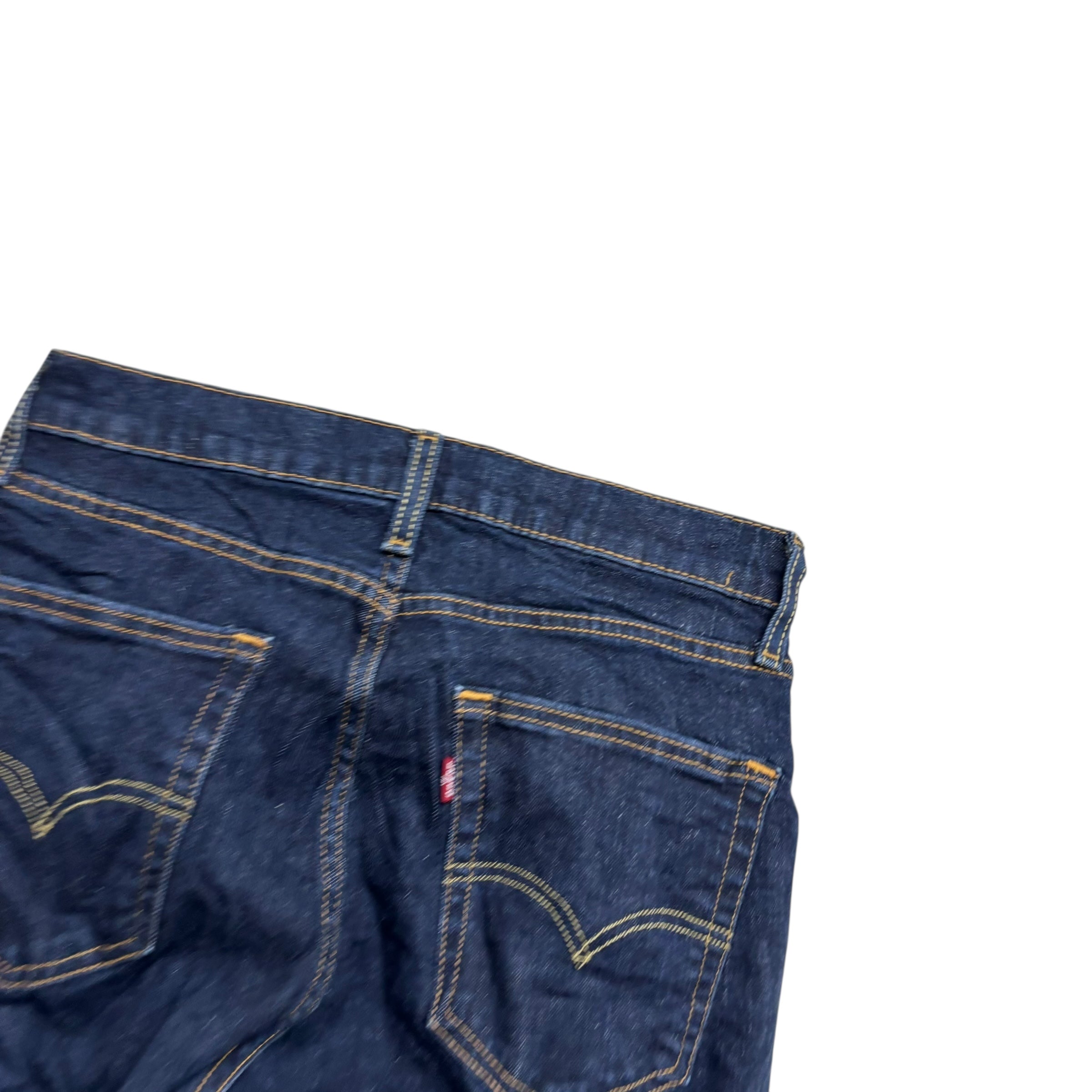 Levis 514 Jeans W29 L27 Mens Dark Blue Slim Straight Fit Stretch Denim