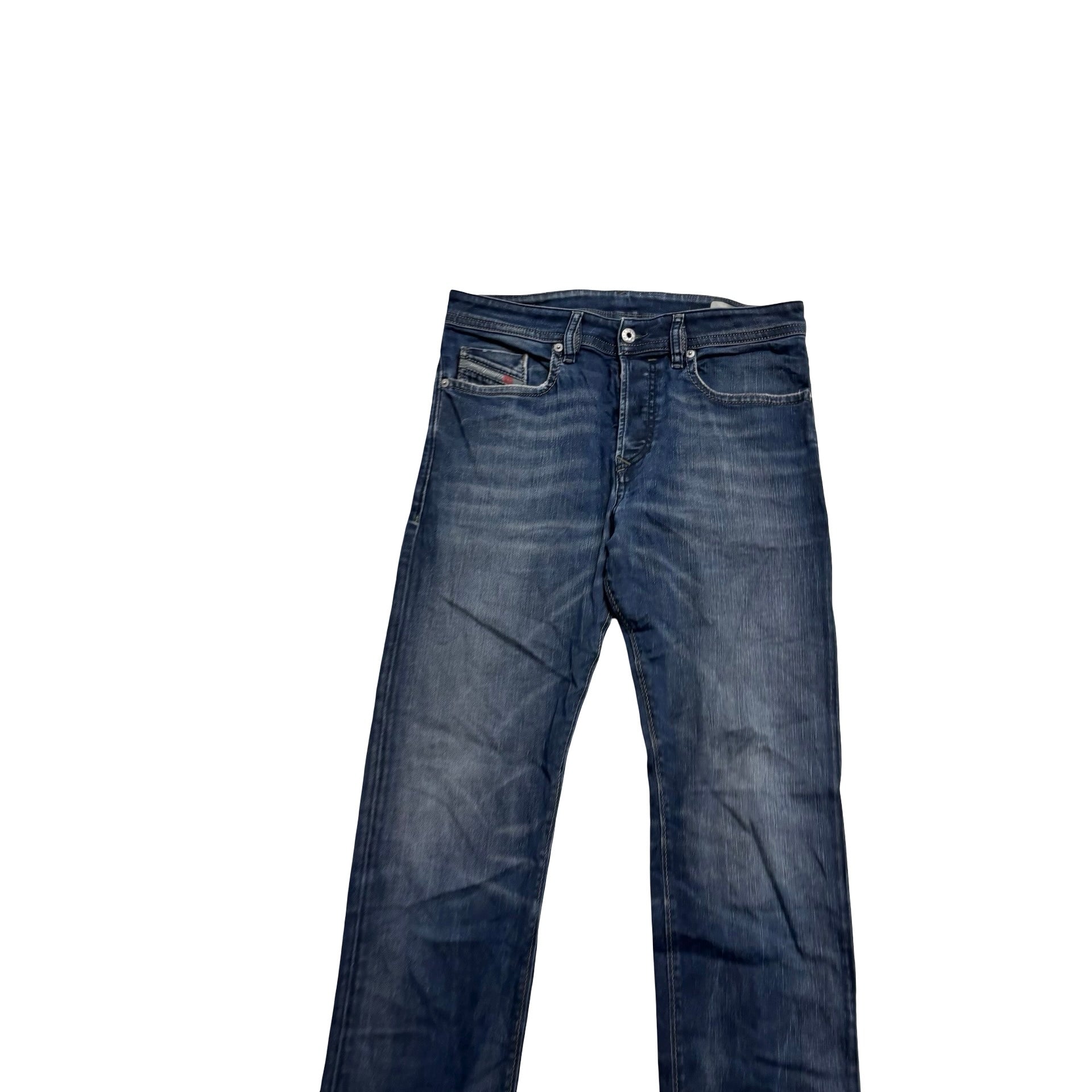 Diesel Buster Jeans W30 L32 Mens Dark Blue Slim Tapered Fit Stretch Denim (E)