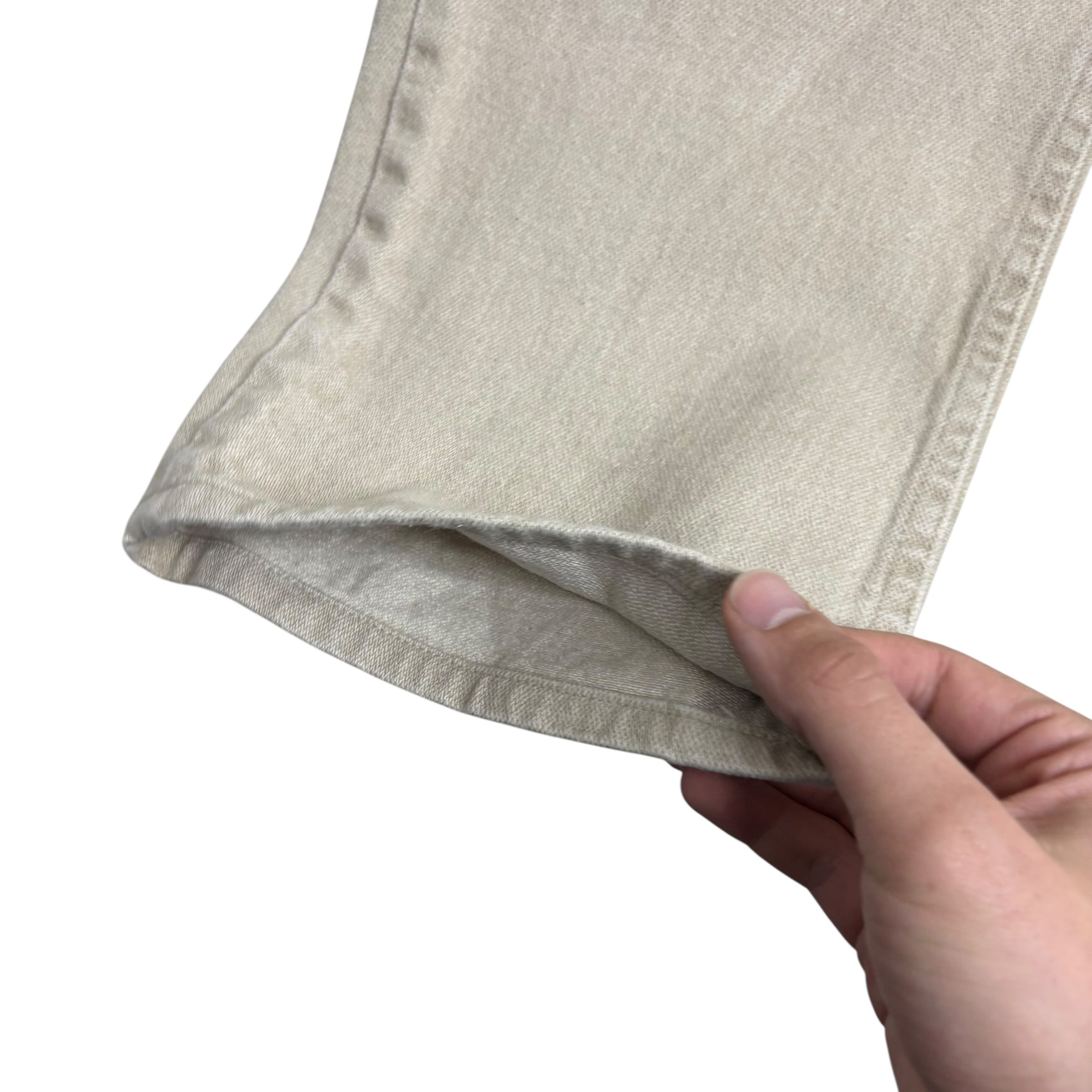 Wrangler Jeans Cowboy Cut W34 L27 Mens Beige 936 Slim Fit Denim