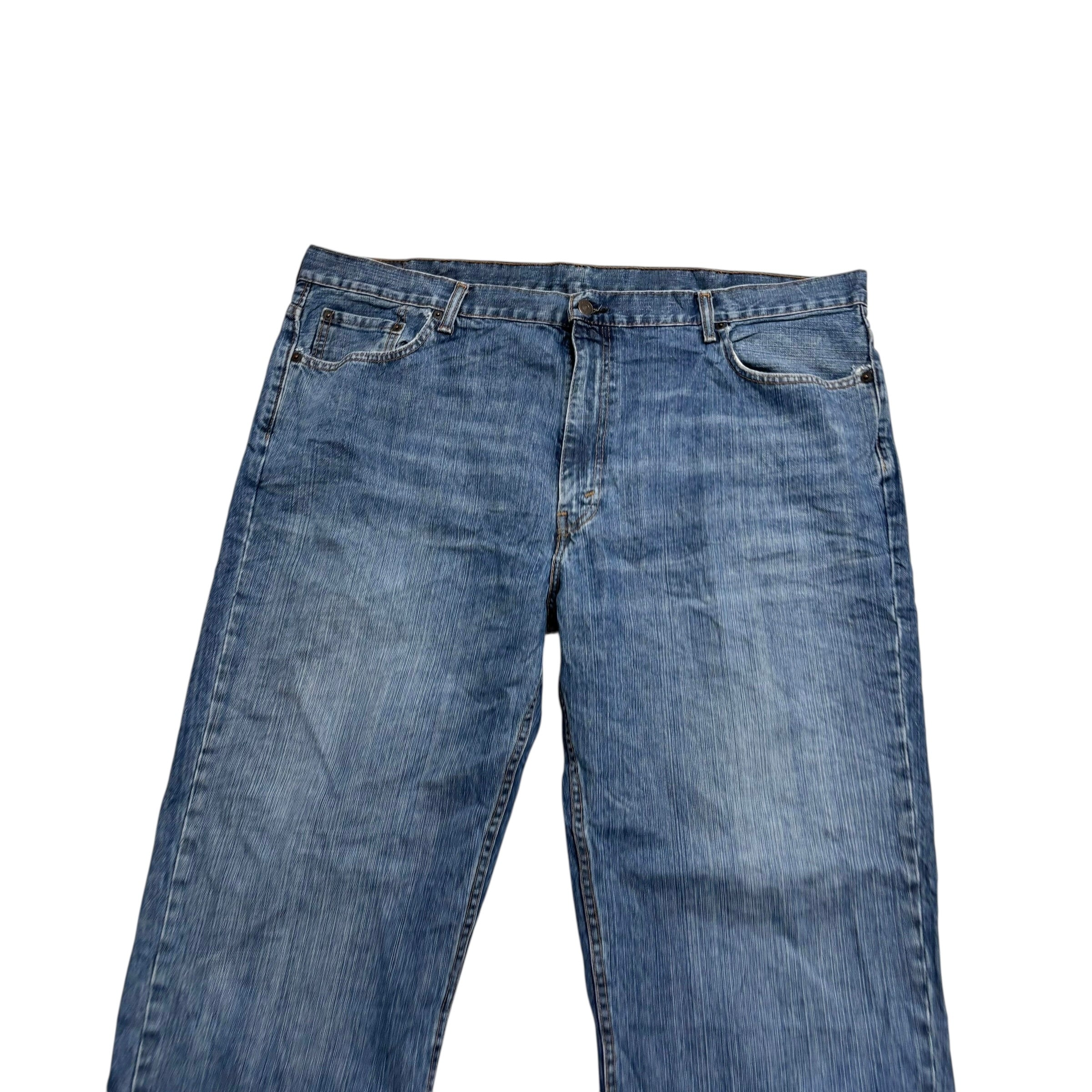 Levis 550 Jeans W44 L29 Mens Mid Blue Baggy Relaxed Straight Fit Denim (F)