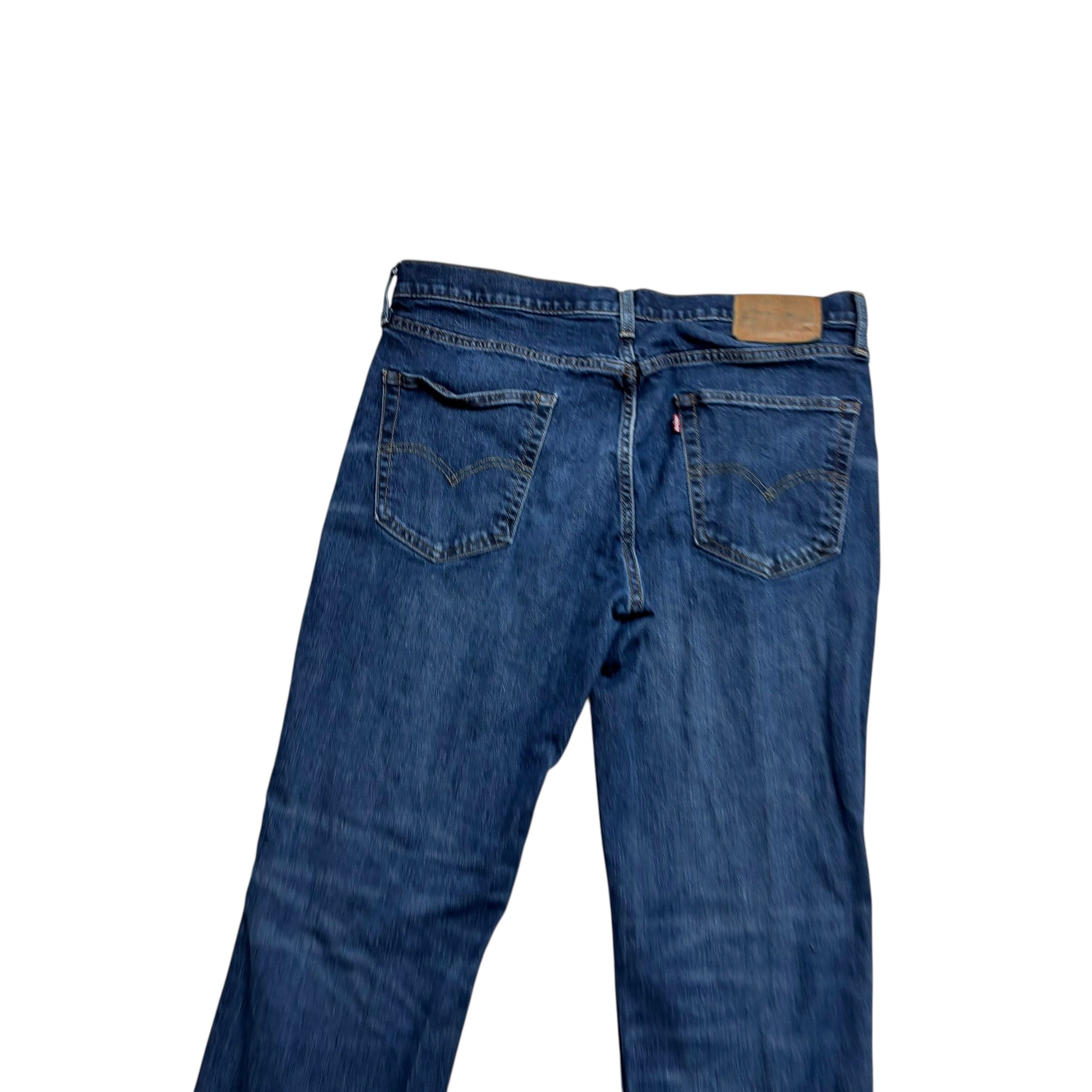 Levis 511 Jeans W36 L30 Mens Mid Blue Slim Fit Stretch Premium Denim (E)
