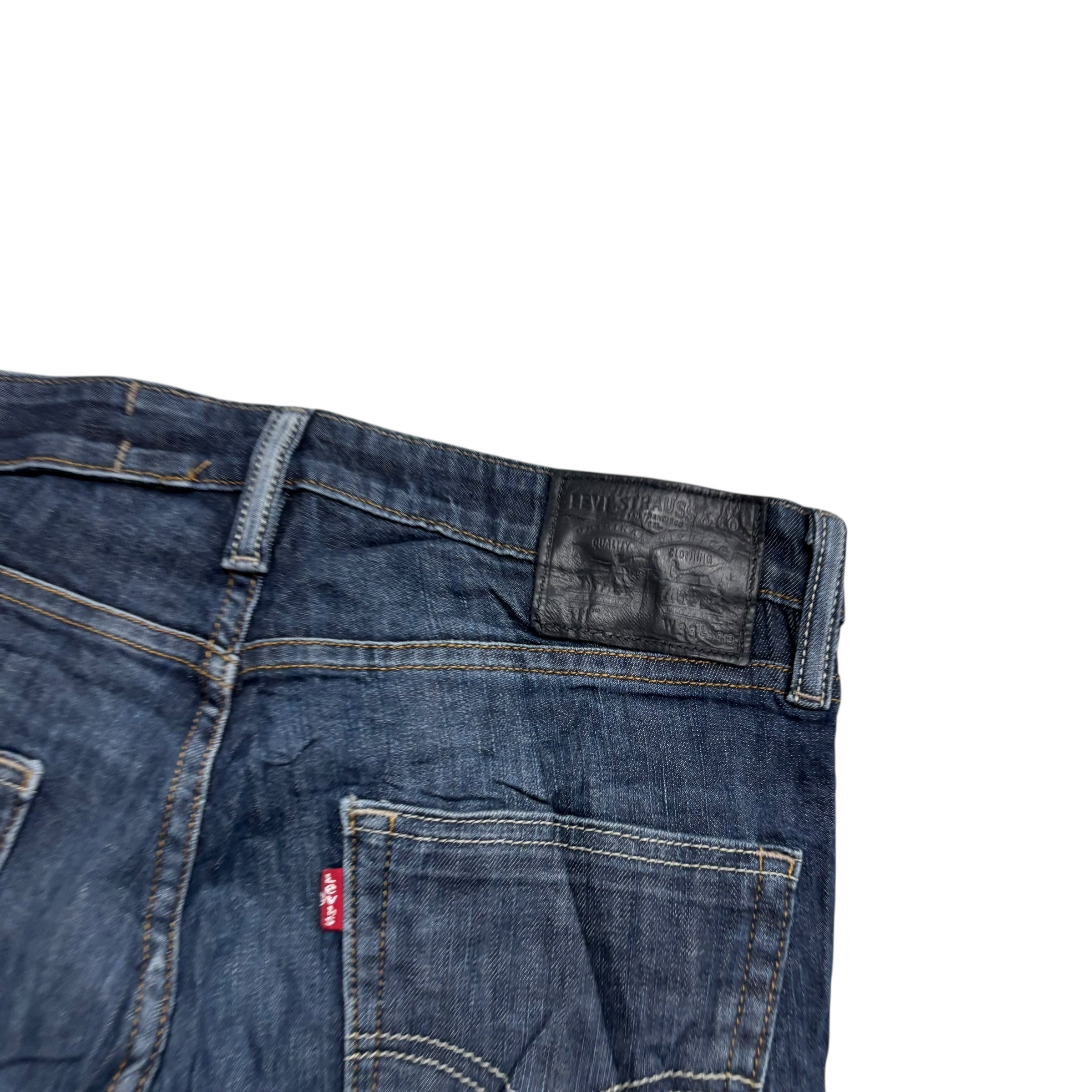 Levis 511 Commuter Jeans W32 L29 Mens Dark Blue Slim Fit Stretch Denim