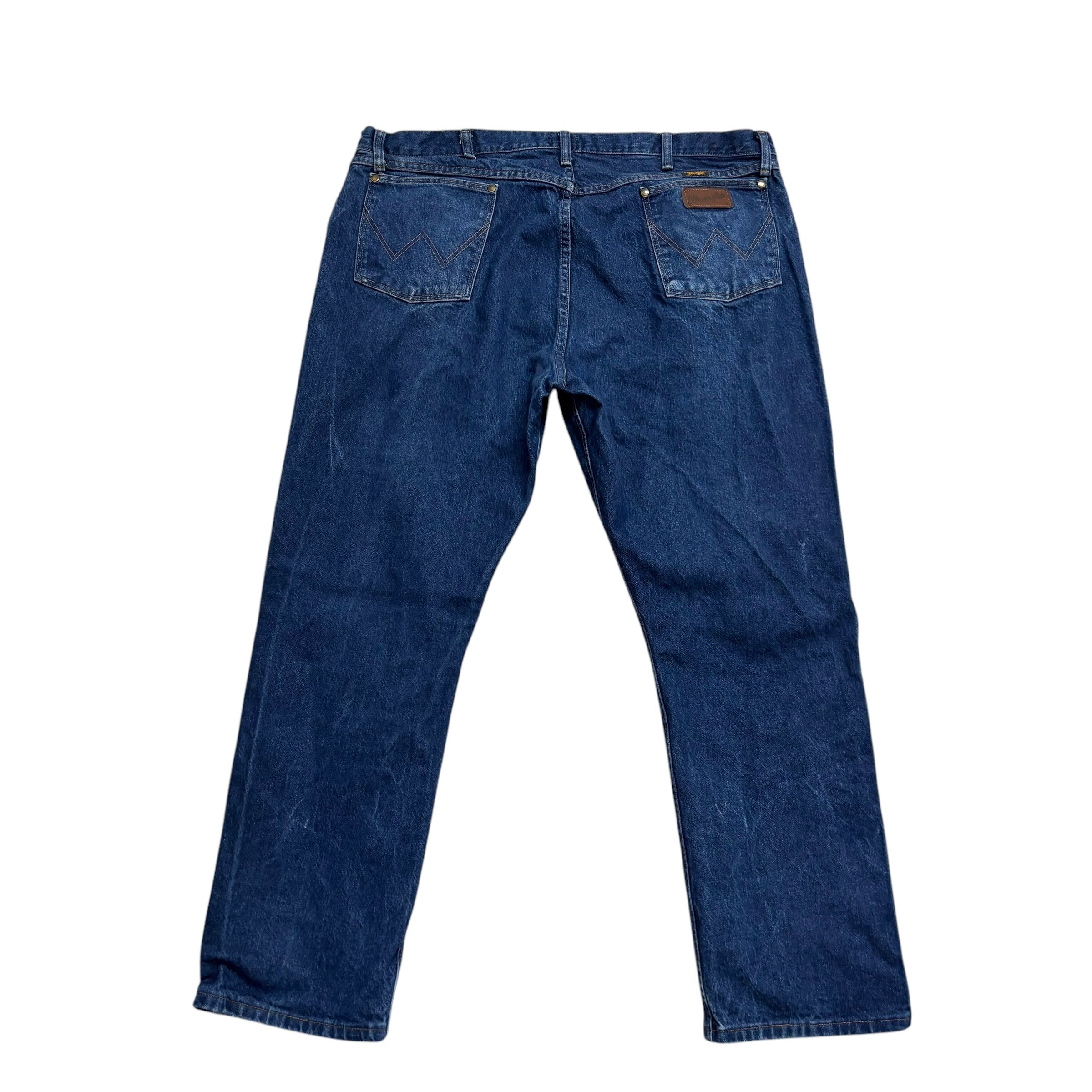 Wrangler Jeans Cowboy Cut W42 L30 Mens Dark Blue 47MWZ Original Fit Denim
