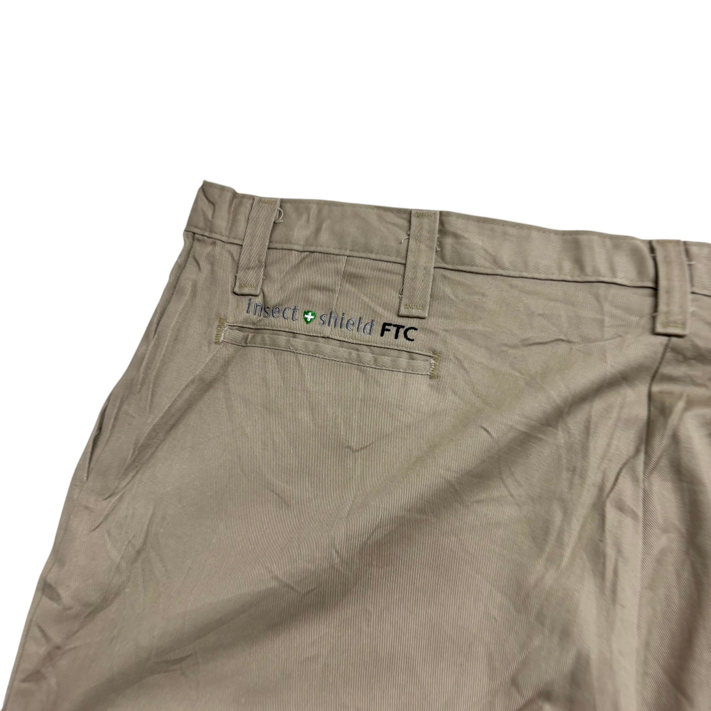 Dickies Trousers W46 L30 Mens Beige Pants Relaxed Straight Fit Workwear