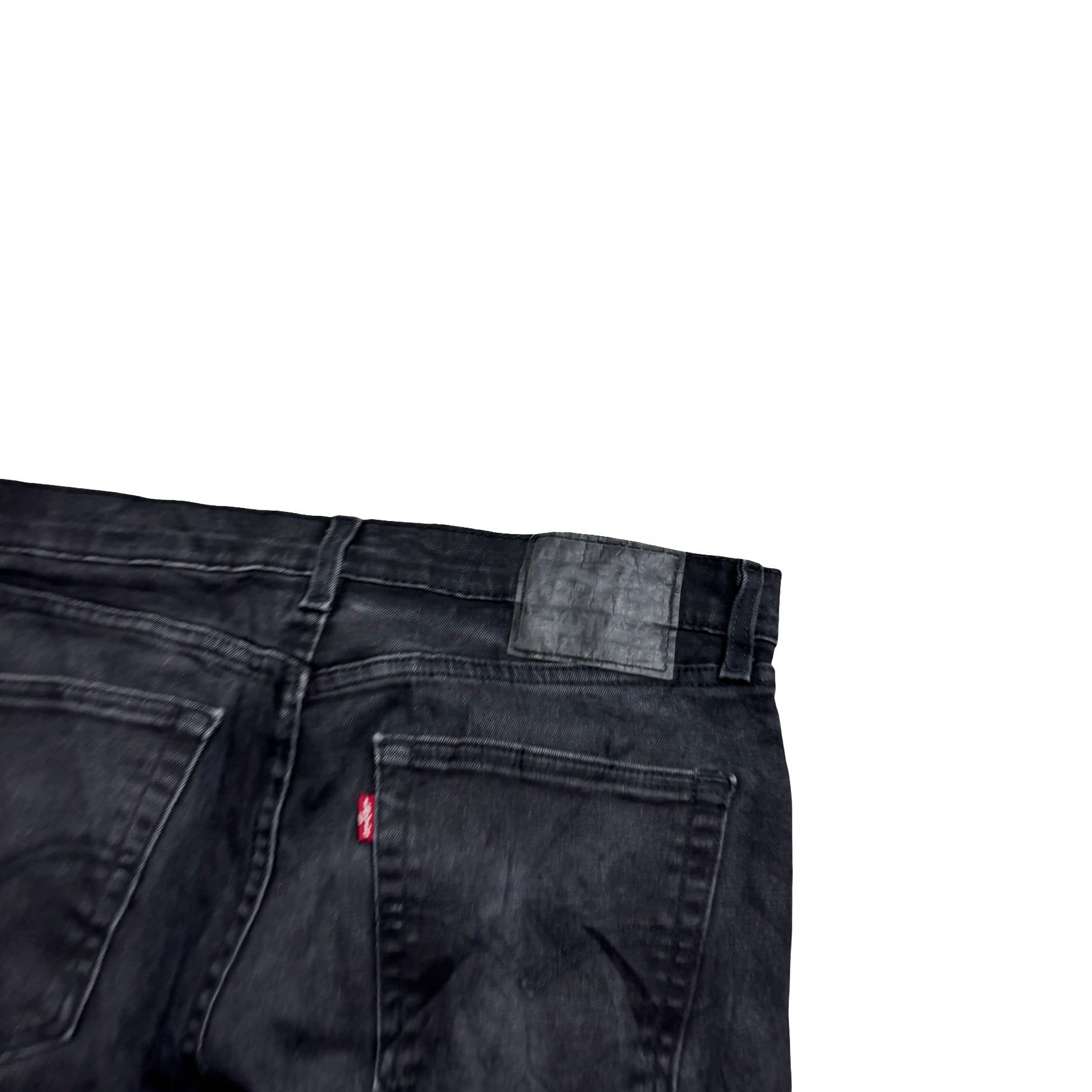 Levis 512 Jeans W33 L32 Mens Black Slim Tapered Fit Stretch Denim