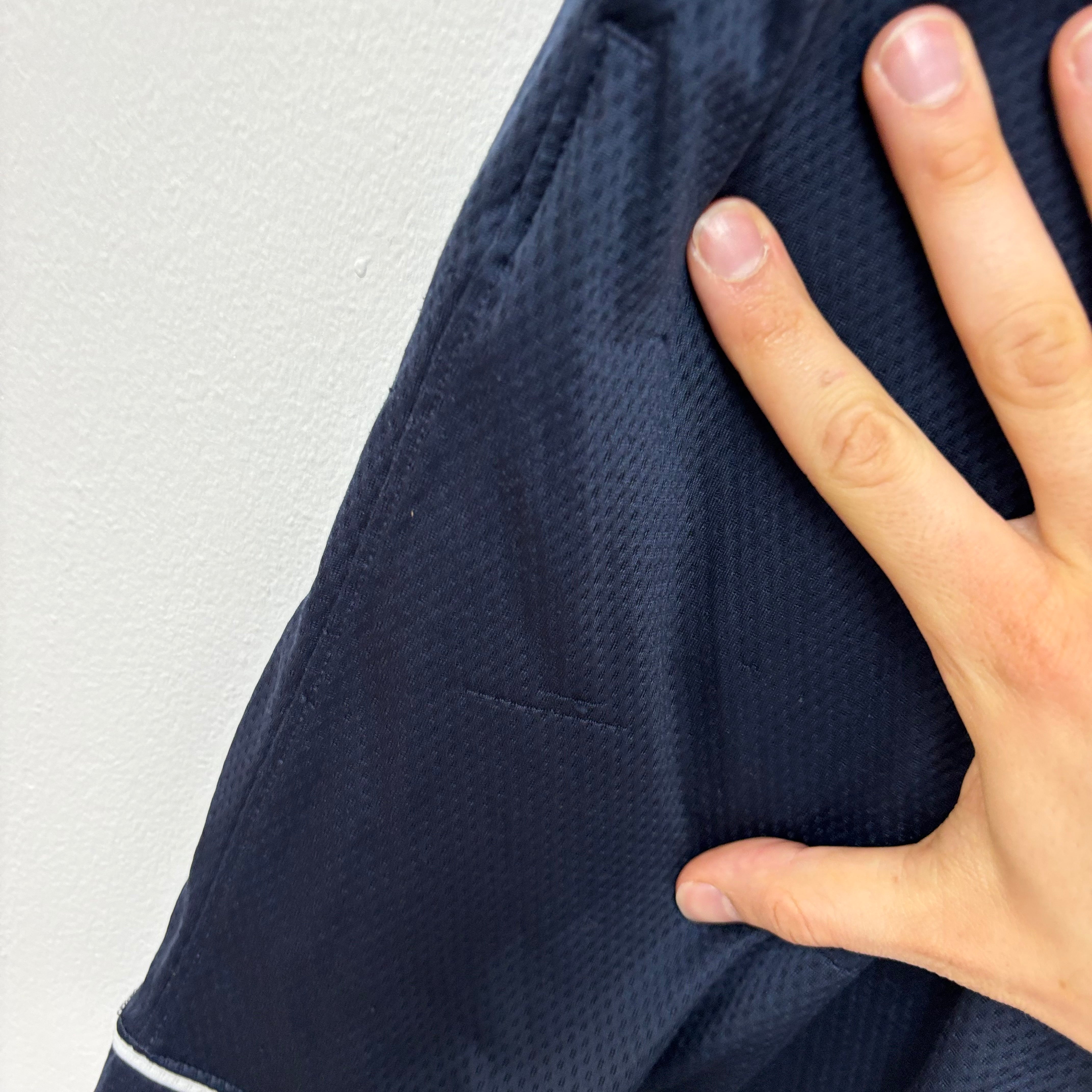 Nike Shorts Mens XL Navy Blue Dri Fit Running Sports Gym Athletic Pockets (F)