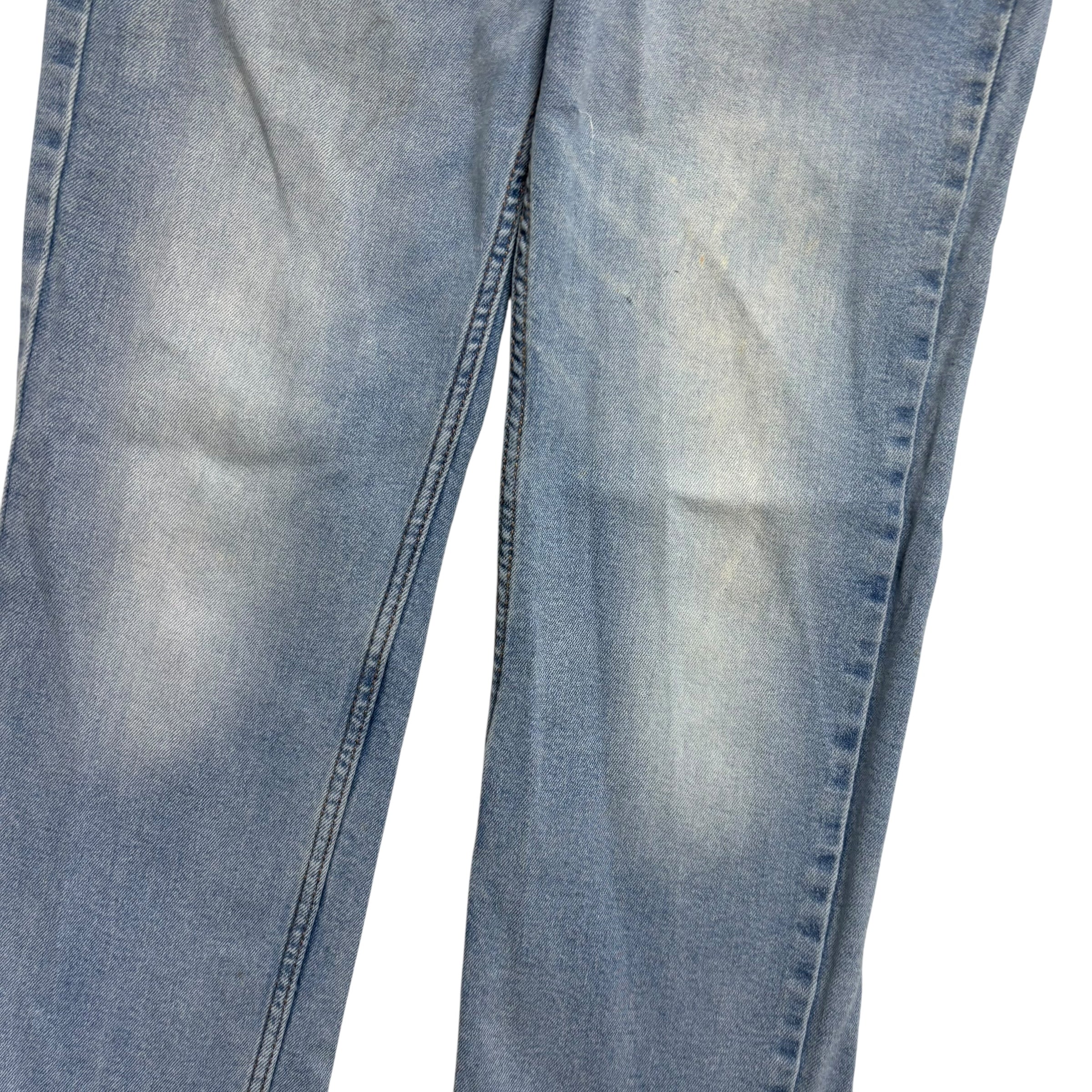 Levis Signature Jeans W32 L32 Mens Light Blue Slim Fit Stretch Denim (F)