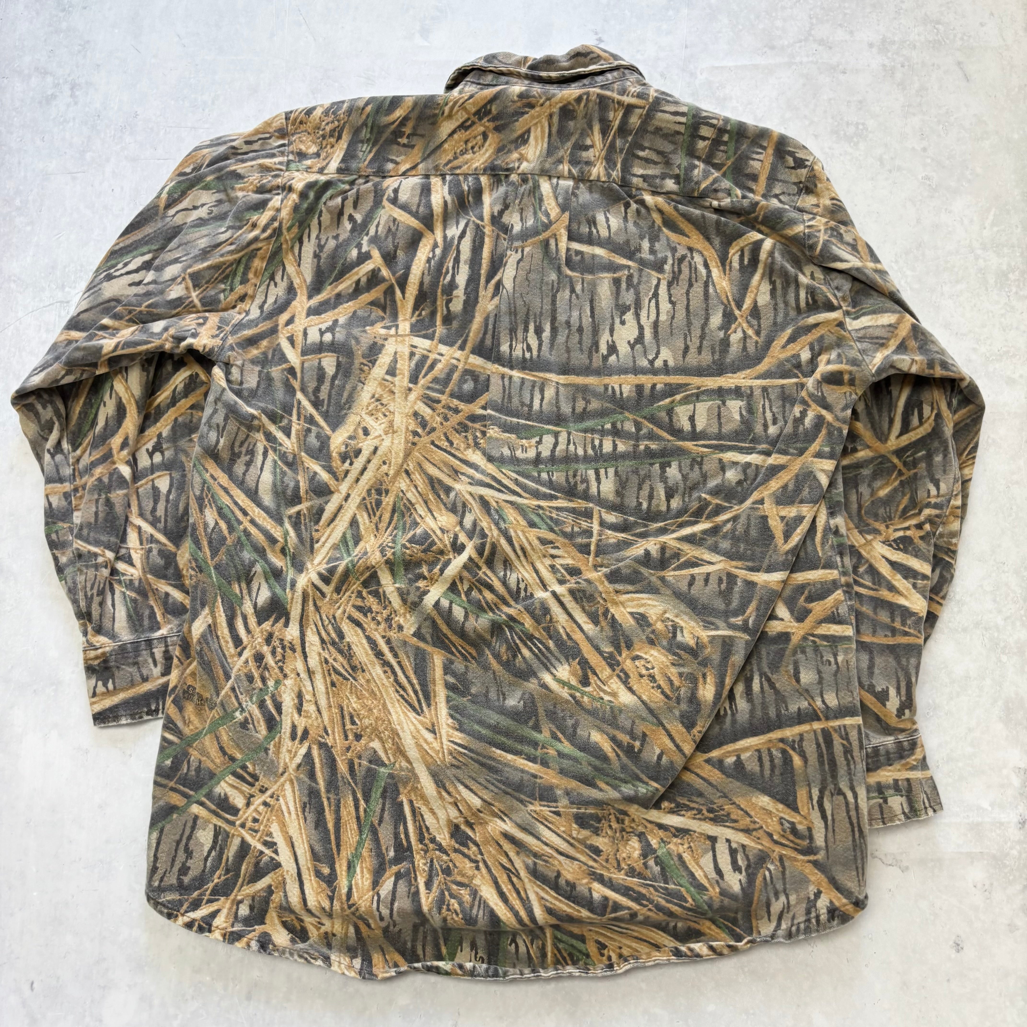 Vintage RealTree Shirt Mens Small Camo Hunting 90s USA Made Mossy Oak