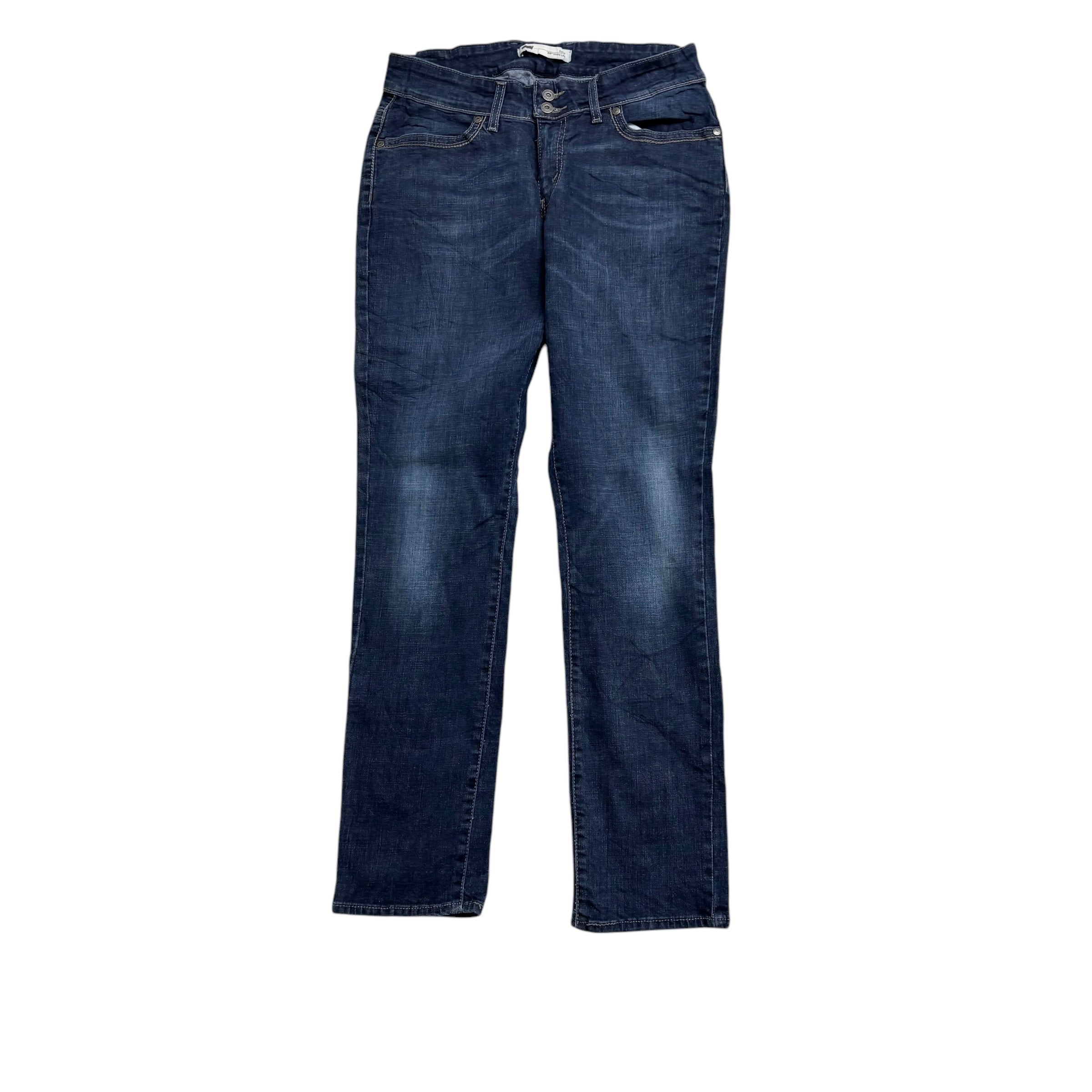 Levis 529 Jeans W31 L32 Womens Curvy Skinny Fit Dark Blue Stretch Denim (E)