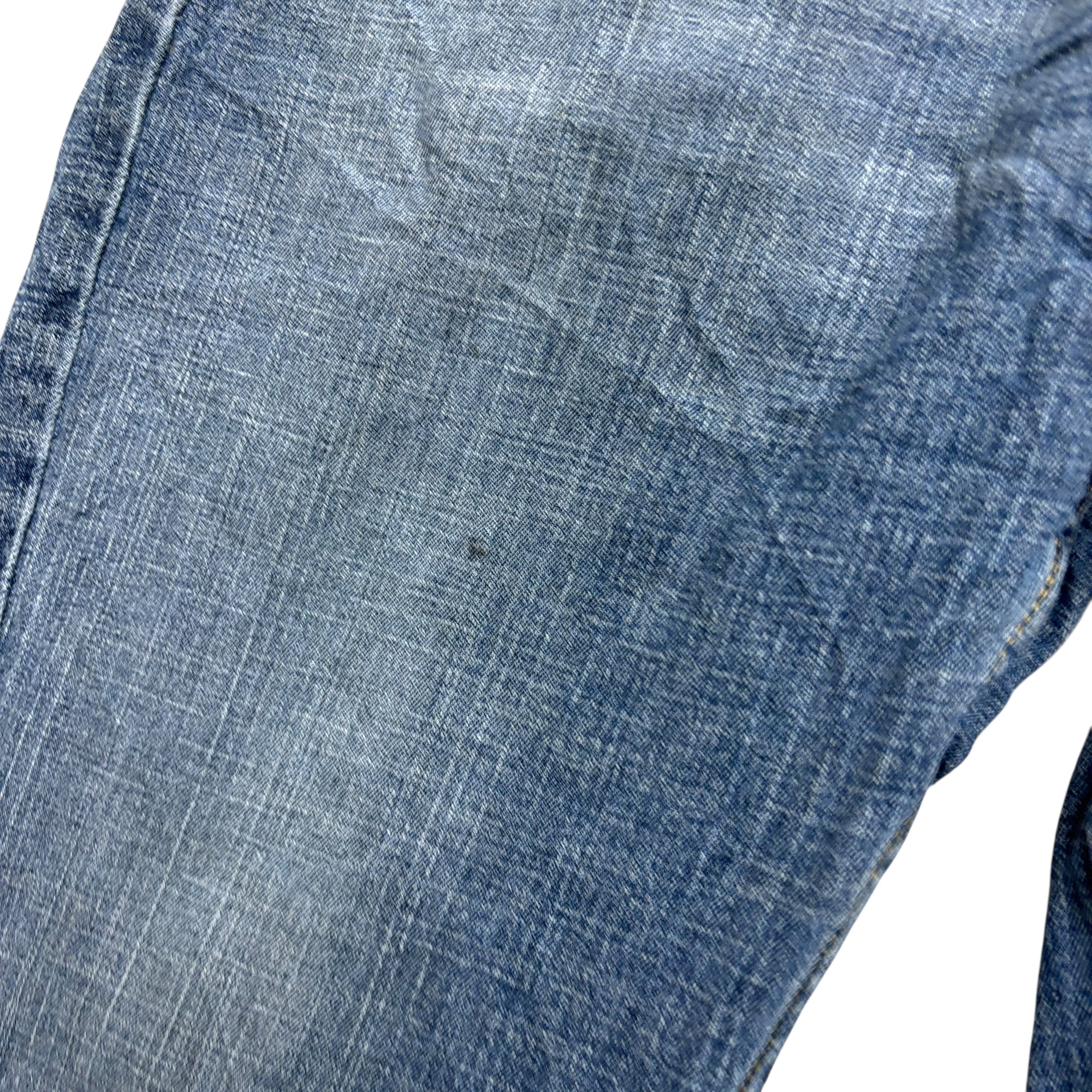 Levis Denizen Jeans W34 L34 Mens Mid Blue Relaxed Fit Stretch