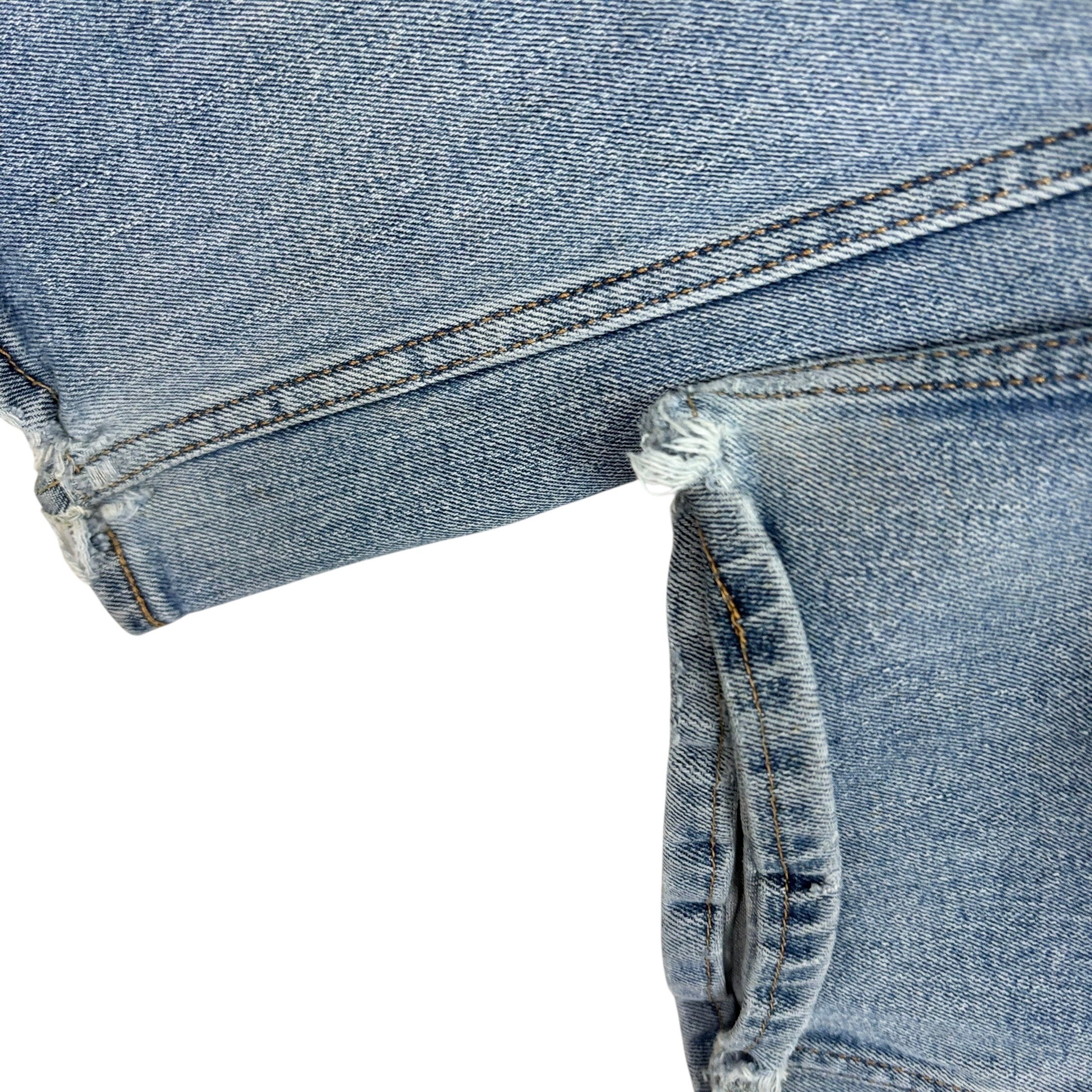 Levis Workwear Jeans W32 L34 Mens Light Blue Slim Straight Fit Stretch (F)