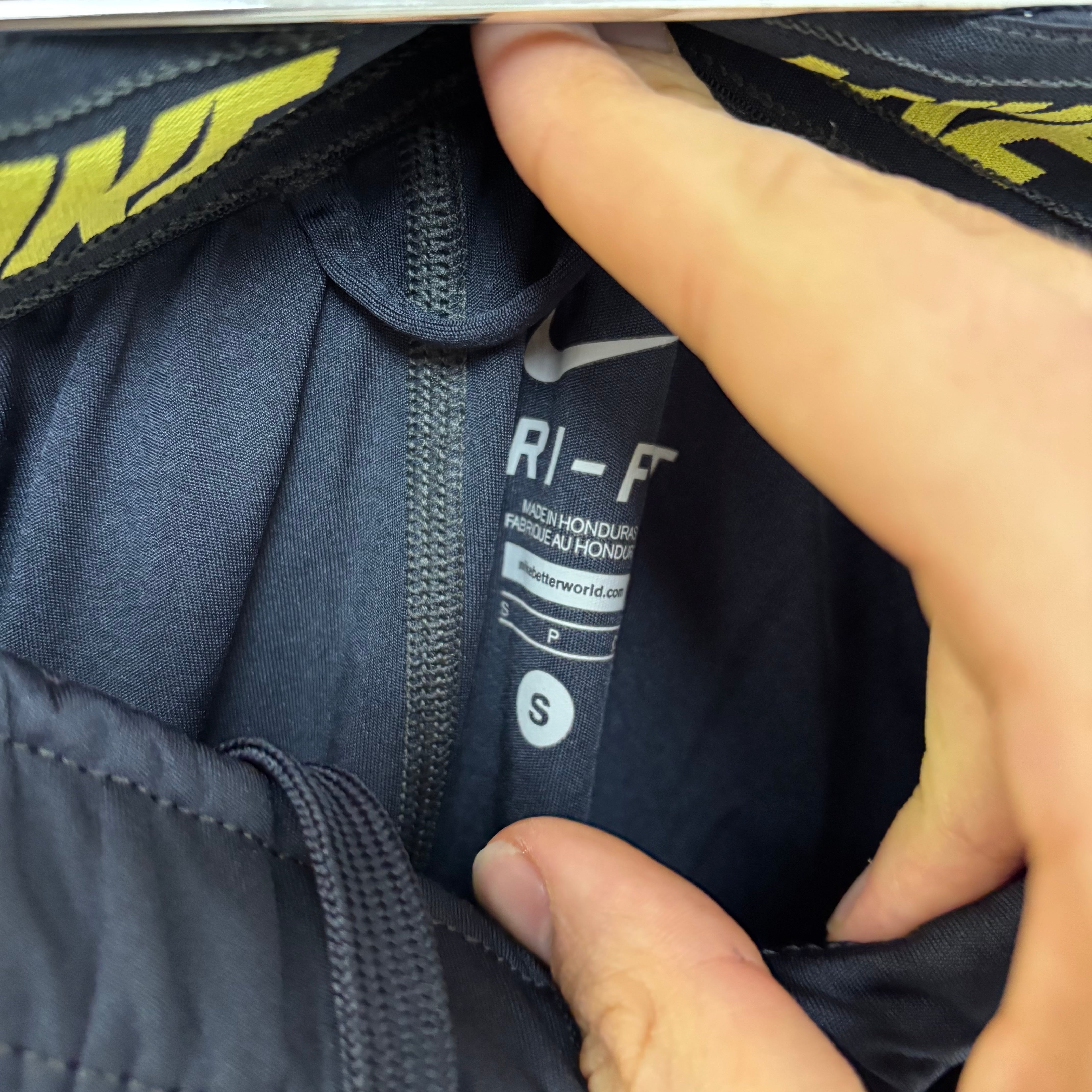 Nike Shorts Mens Small Navy Blue Dri Fit Running Sports Gym Pockets (E)