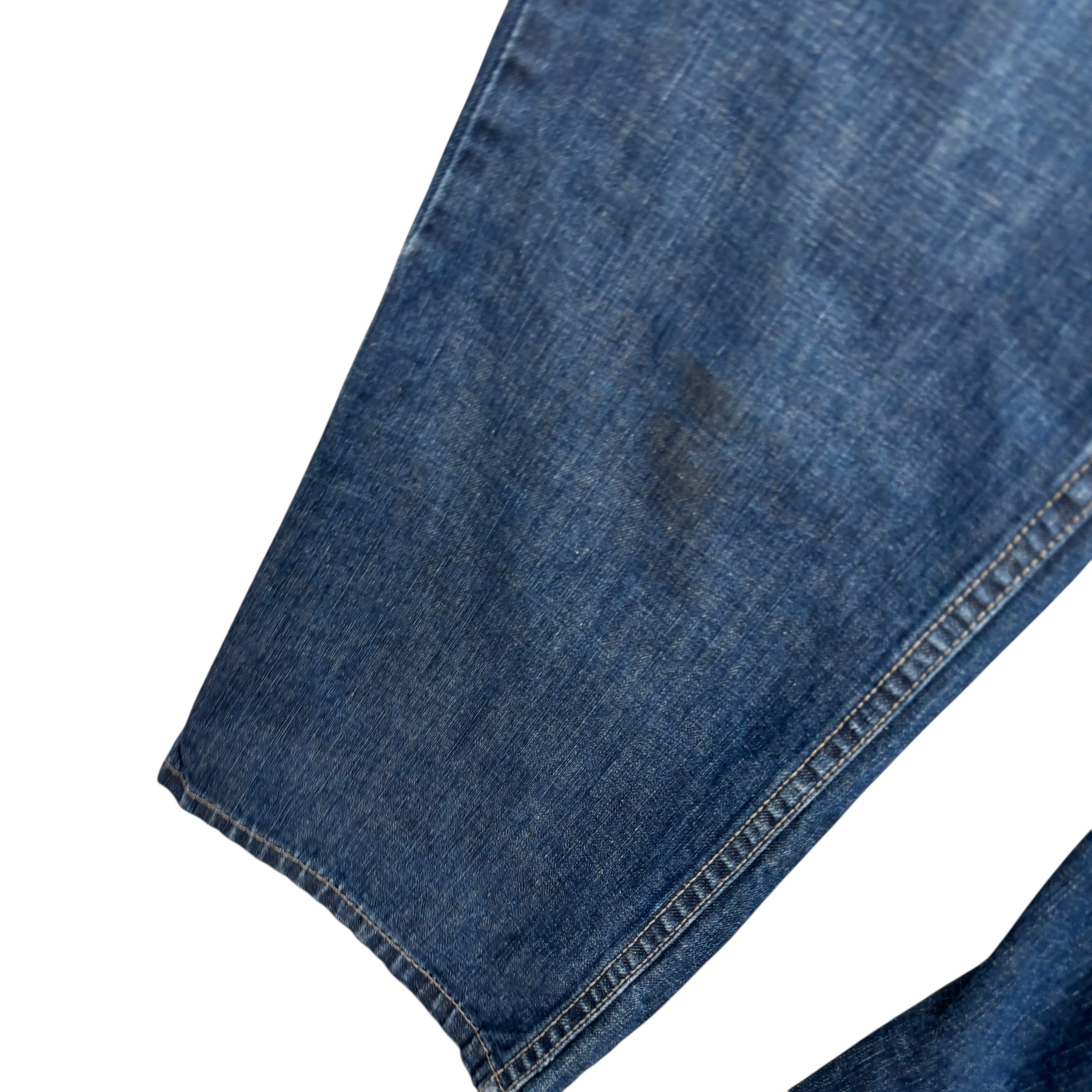 Levis 514 Jeans W30 L30 Mens Mid Blue Regular Straight Fit Vintage Denim (F)