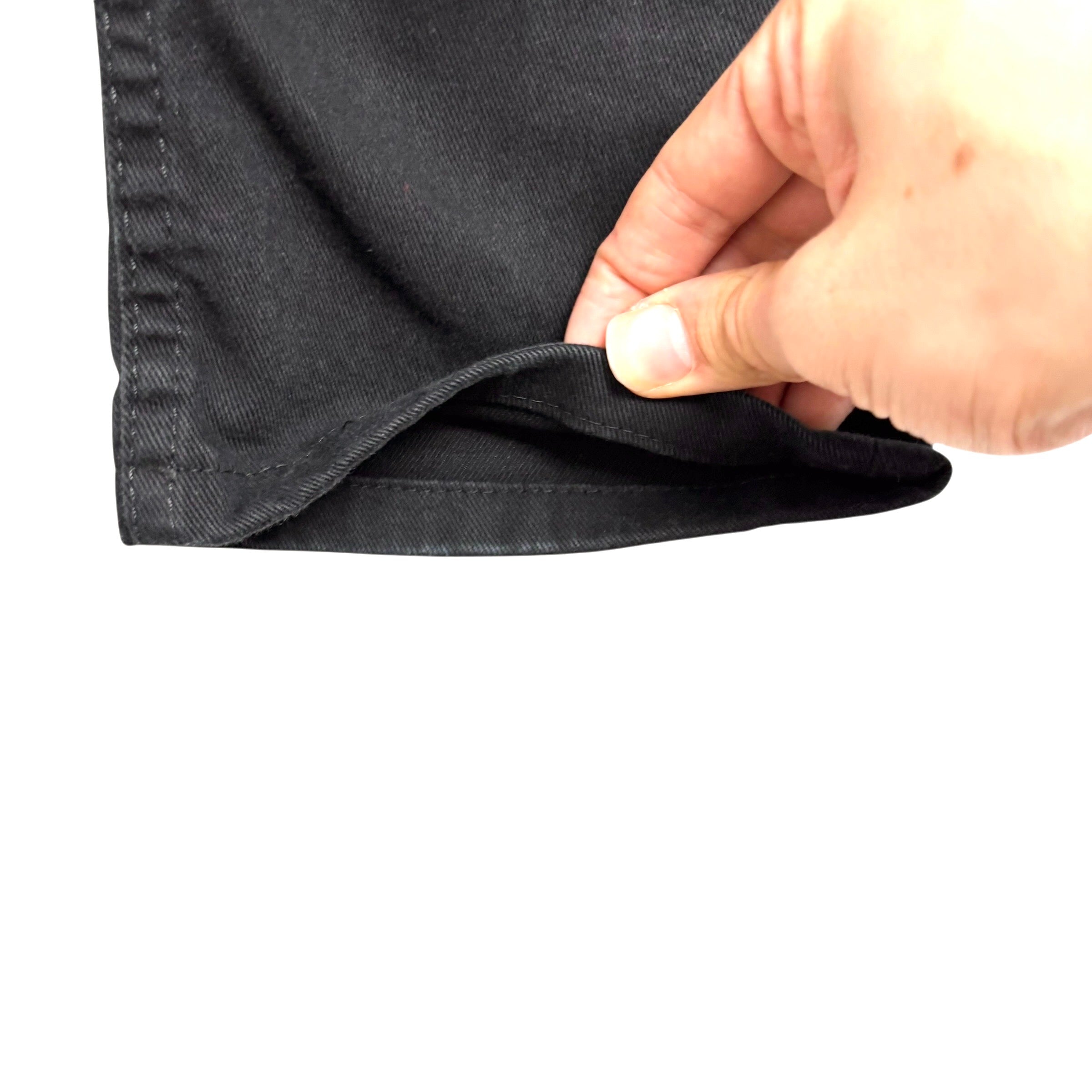 Levis 510 Jeans W36 L30 Mens Black Skinny Fit Stretch Denim (E)