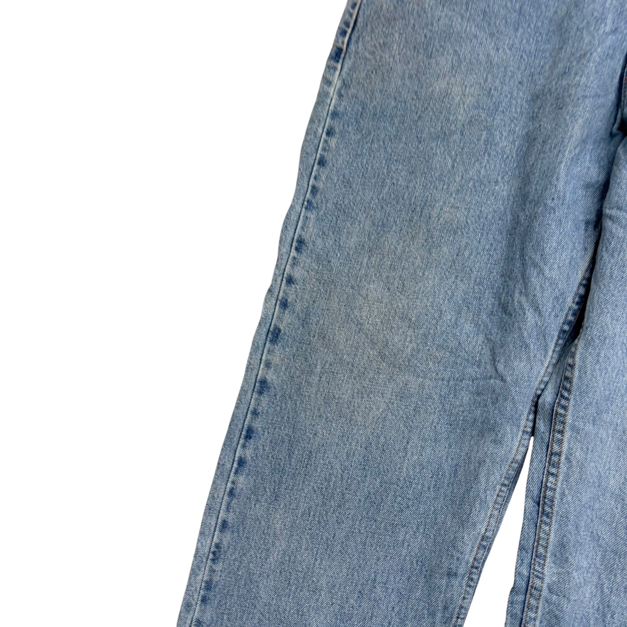 Levis 505 Jeans W36 L30 Mens Light Blue Regular Straight Fit Vintage Denim