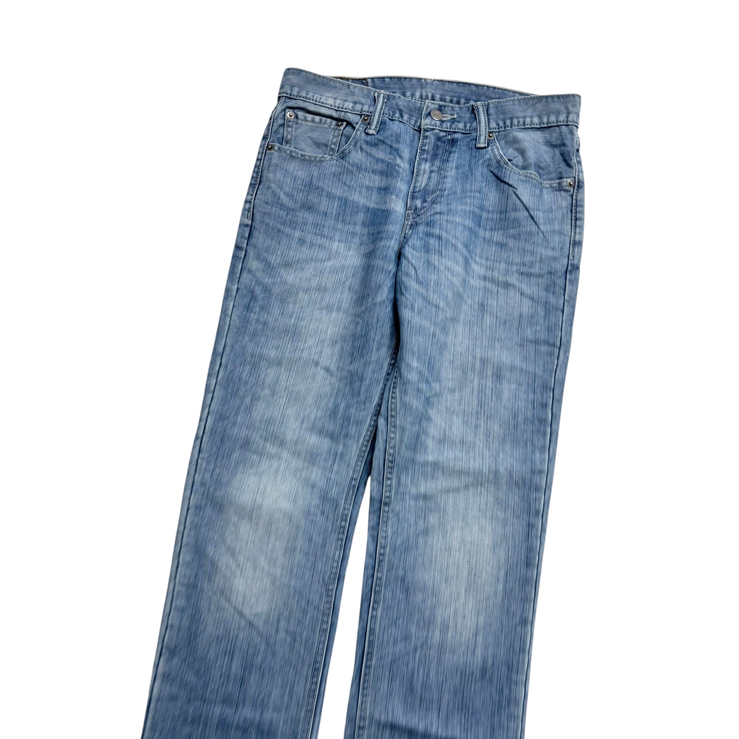 Levis 511 Jeans W30 L32 Mens Mid Blue Slim Fit Denim (E)