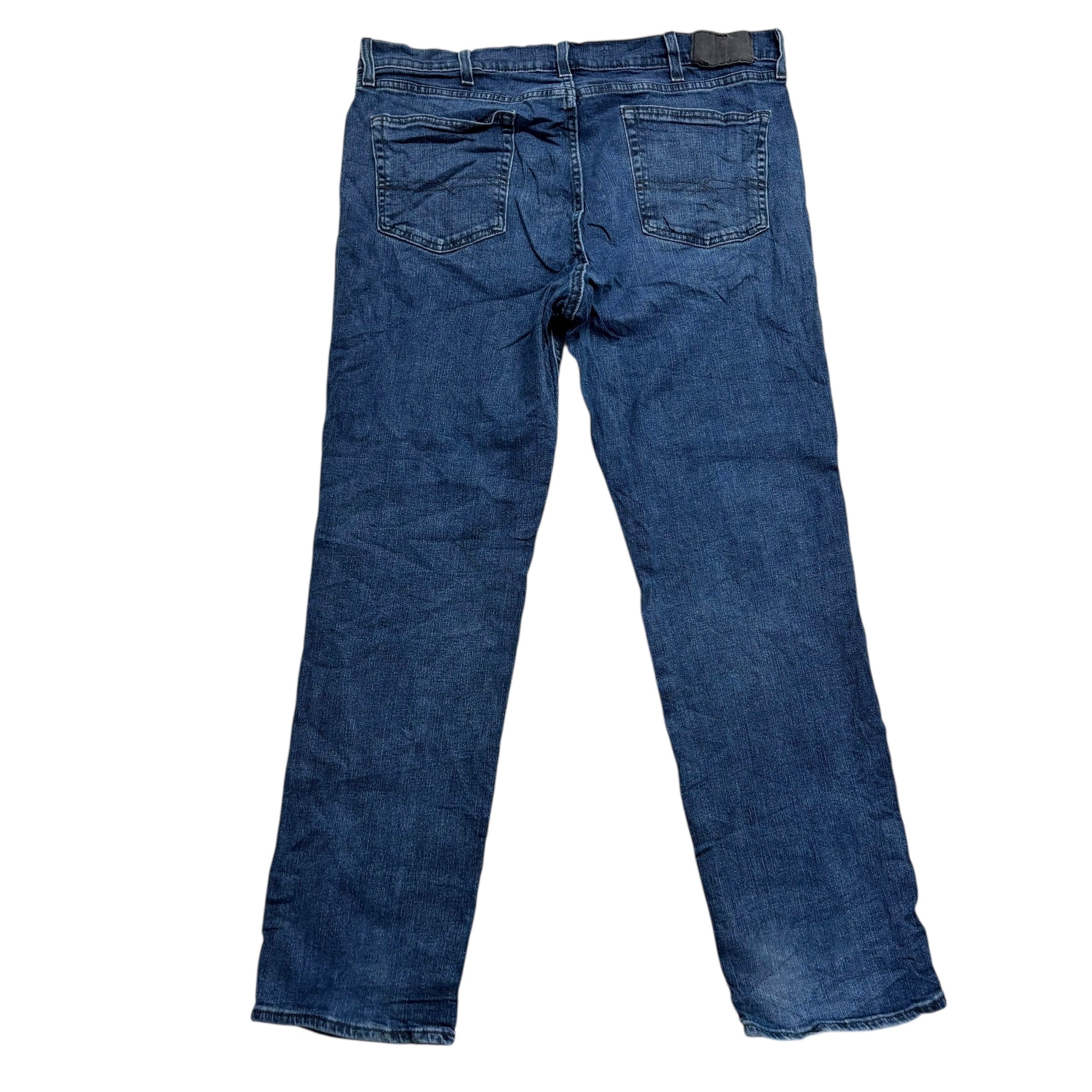 Levis Signature Jeans W38 L32 Mens Navy Blue Athletic Tapered Fit Stretch (E)