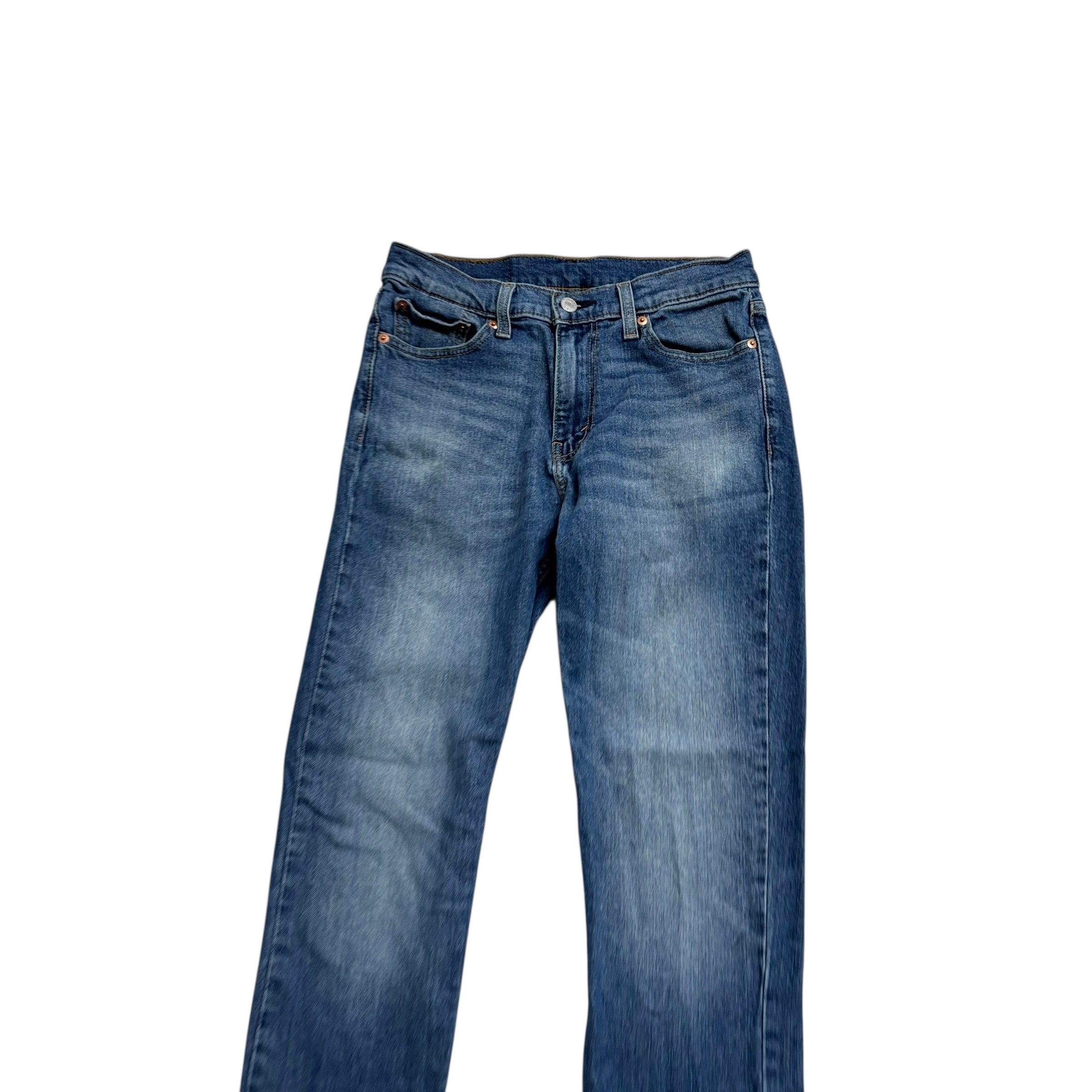 Levis 511 Jeans W30 L32 Mens Mid Blue Slim Fit Stretch Denim (E)