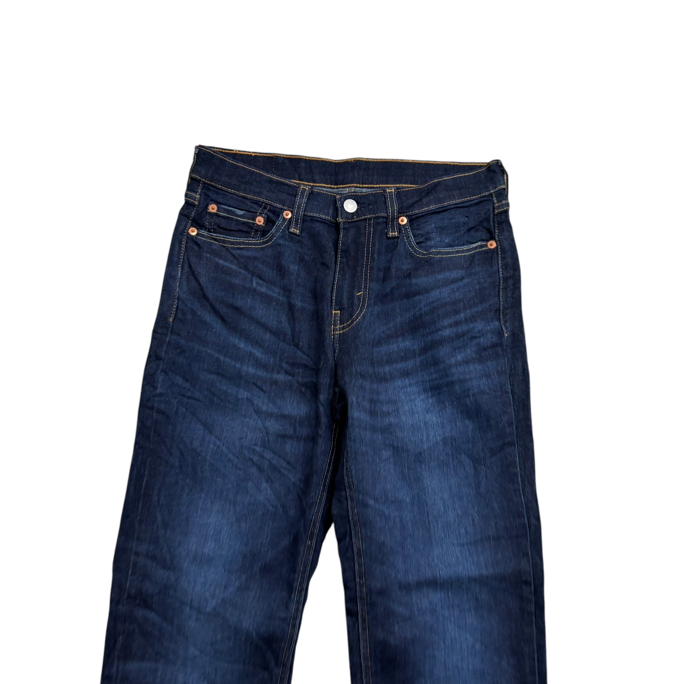 Levis 531 Jeans W30 L30 Mens Dark Blue Athletic Slim Fit Stretch Denim (E)