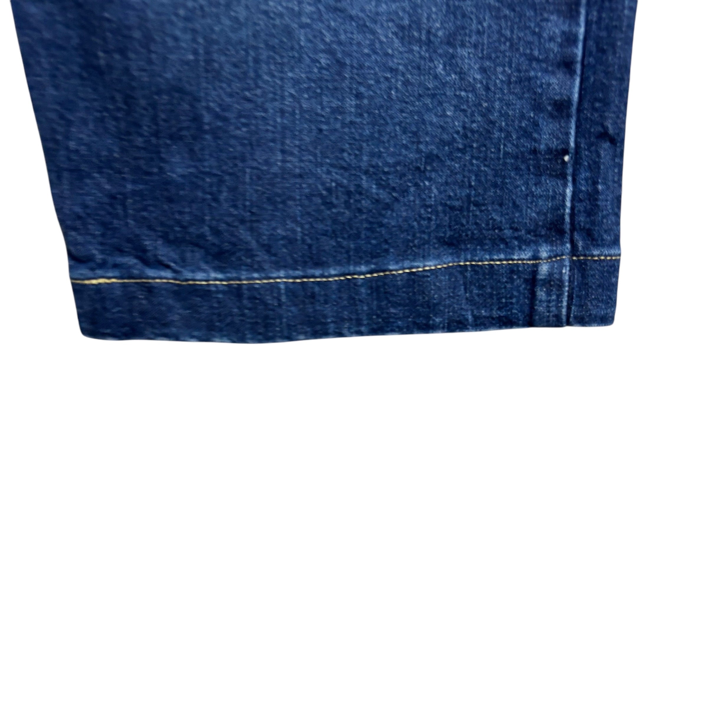 Wrangler Jeans W42 L25 Mens Mid Blue Slim Straight Fit Stretch Denim (E)