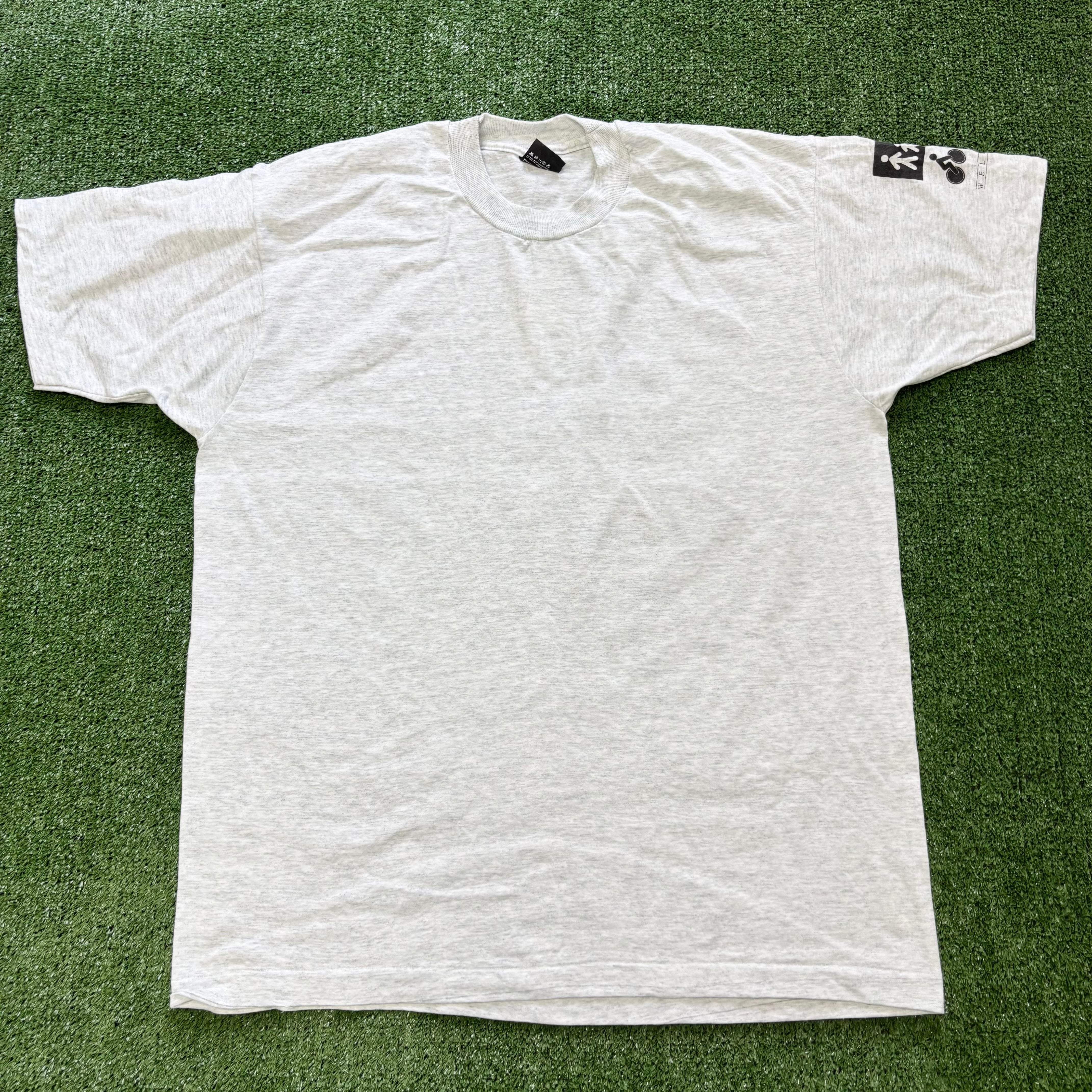 Vintage T Shirt Mens XL Grey Single Stitch Graphic Print 90s USA (E)