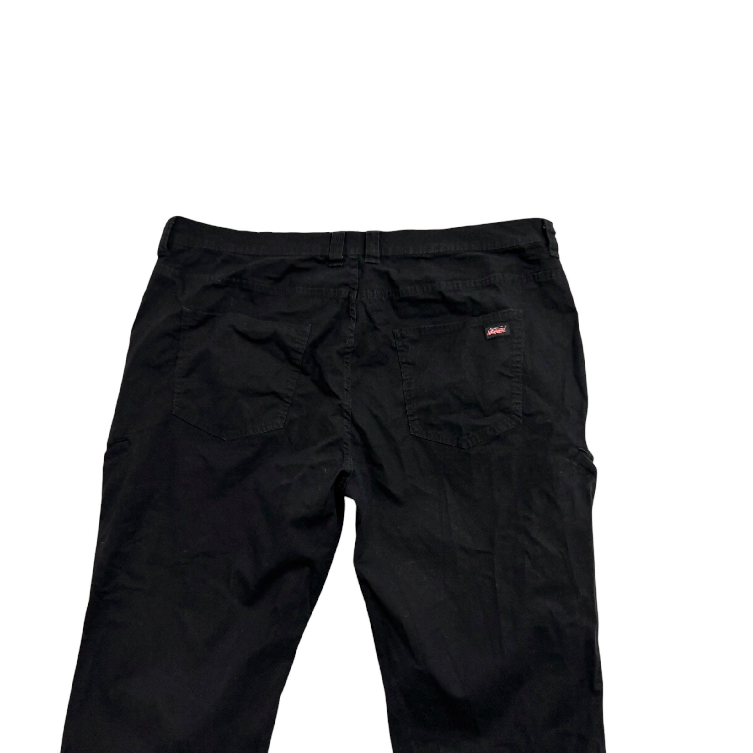 Dickies Carpenter Pants W42 L27 Mens Black Relaxed Straight Trousers (E)