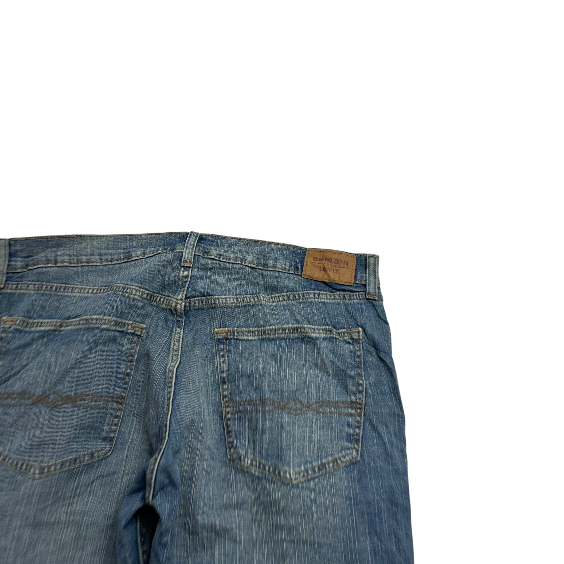 Levis Denizen Jeans W36 L32 Mens Mid Blue Relaxed Baggy Fit Stretch (E)