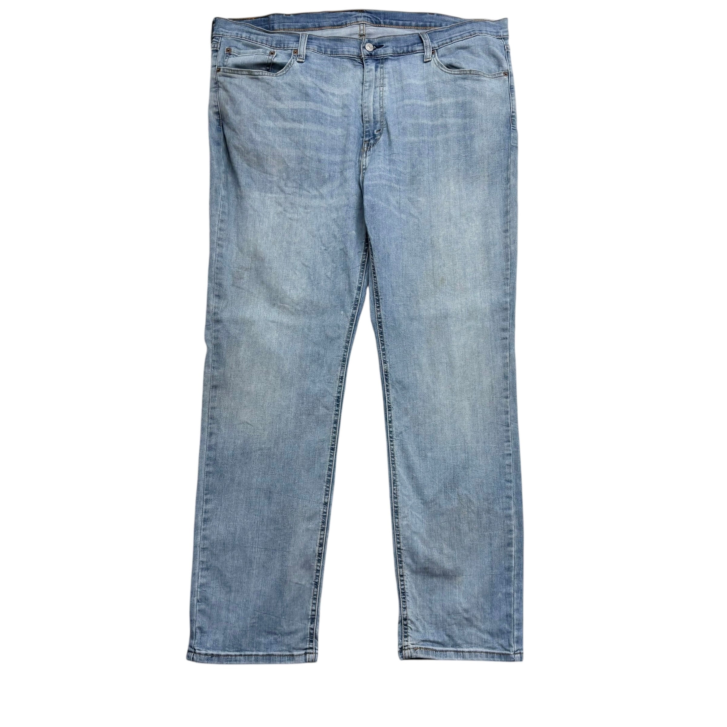 Levis 541 Jeans W44 L33 Mens Light Blue Athletic Tapered Fit Stretch Denim (F)