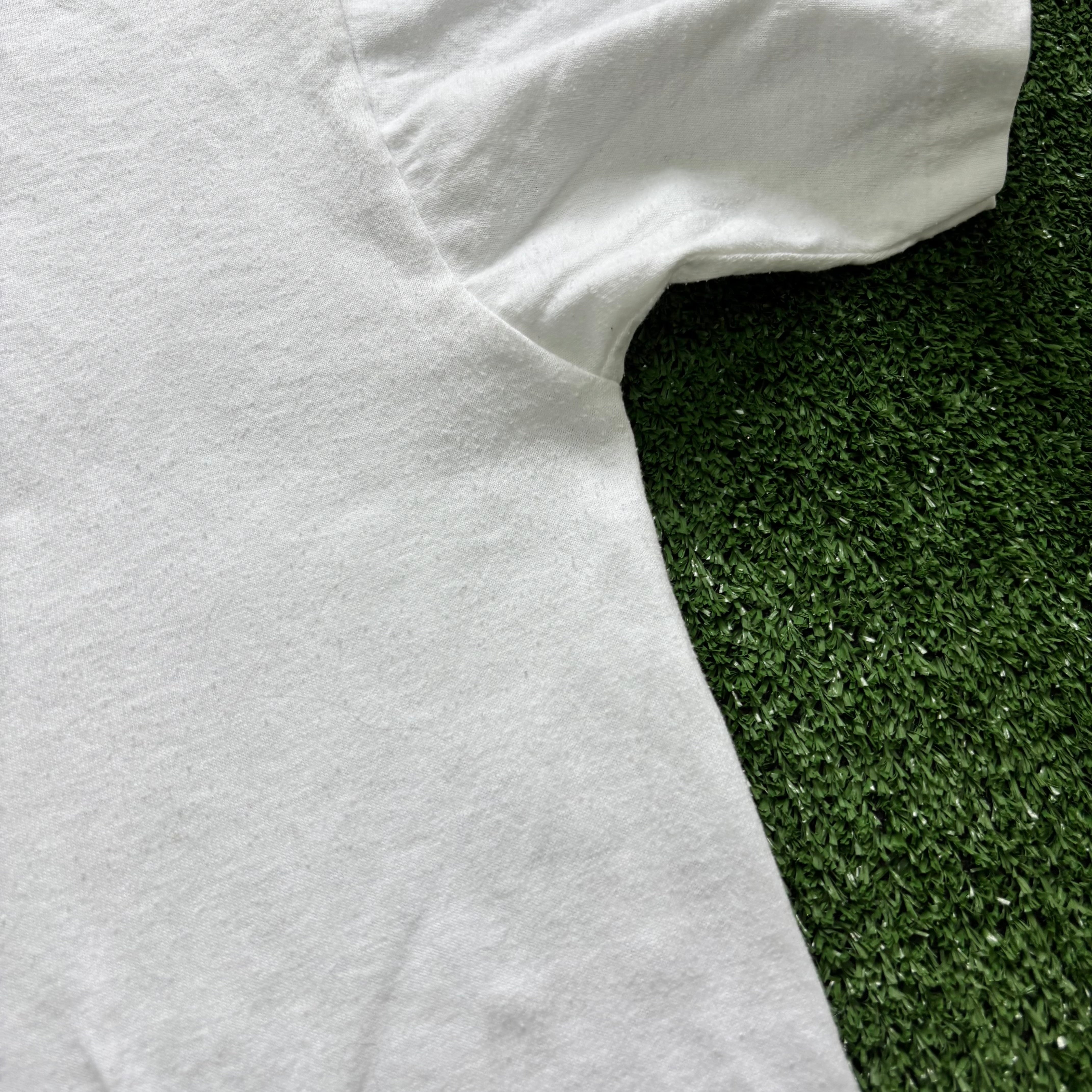 Vintage T Shirt Mens Large White Single Stitch Graphic Print 90s USA