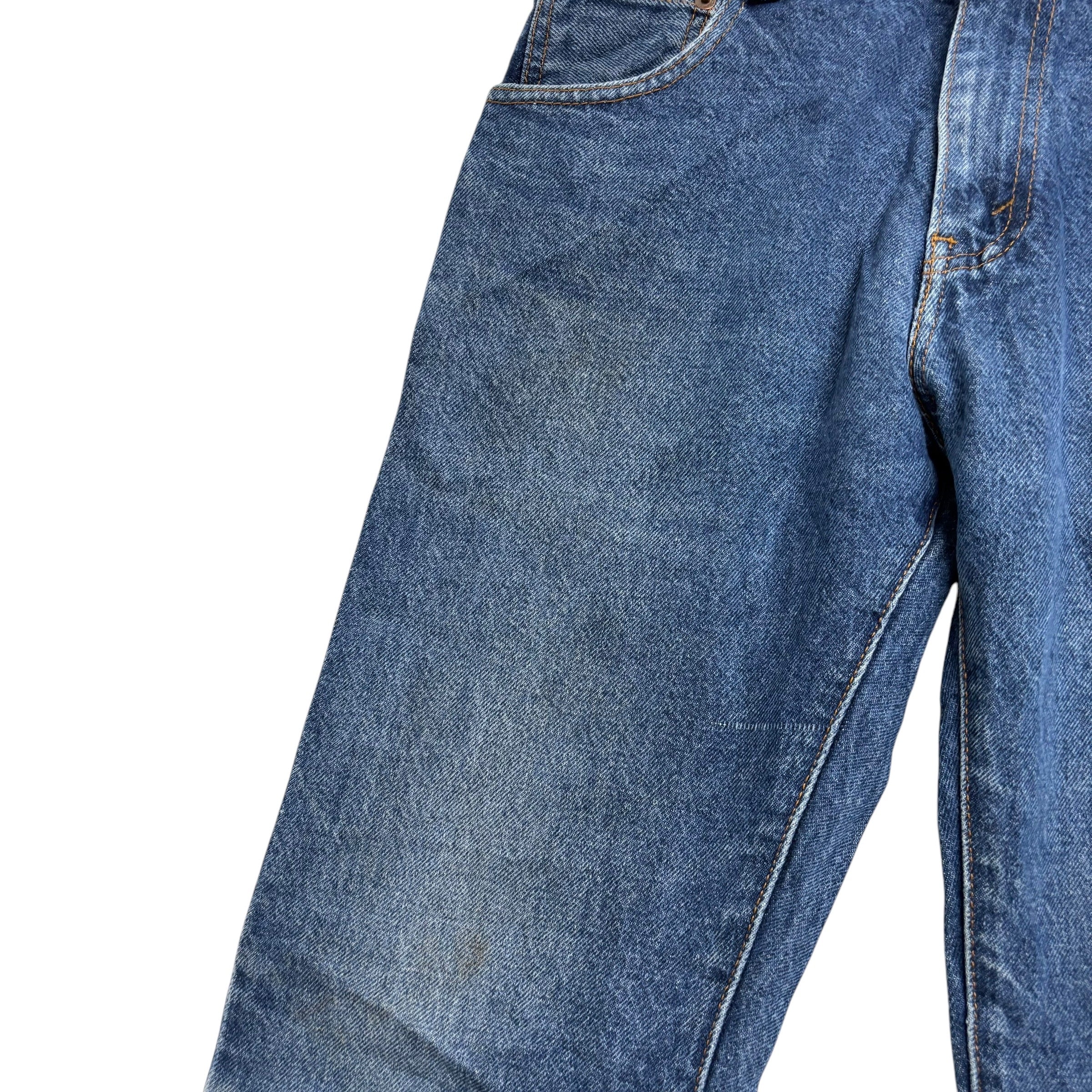 Levis 517 Jeans W30 L30 Mens Mid Blue Regular Bootcut Fit Vintage Denim