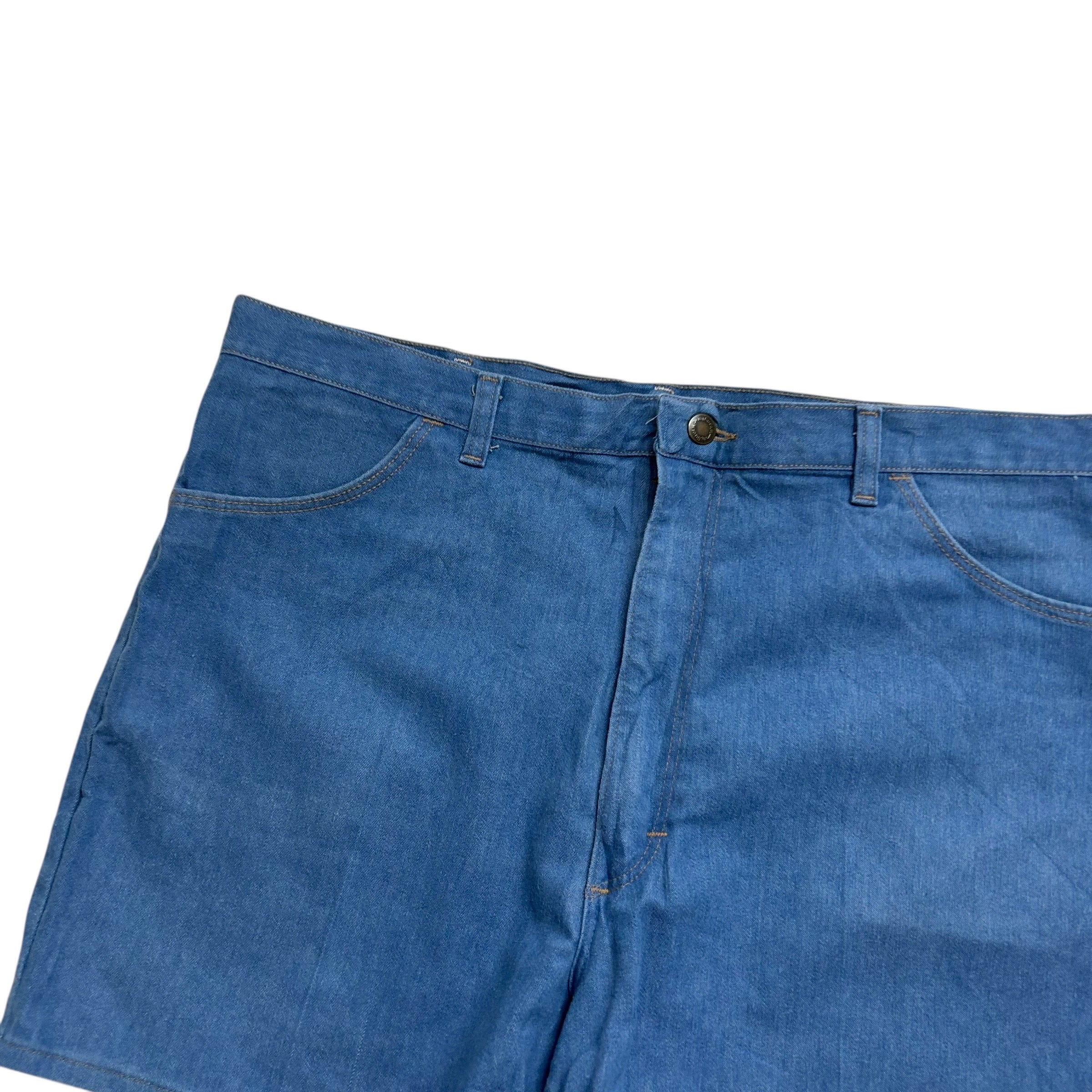 Vintage Wrangler Denim Shorts W40 Mens Blue 4in