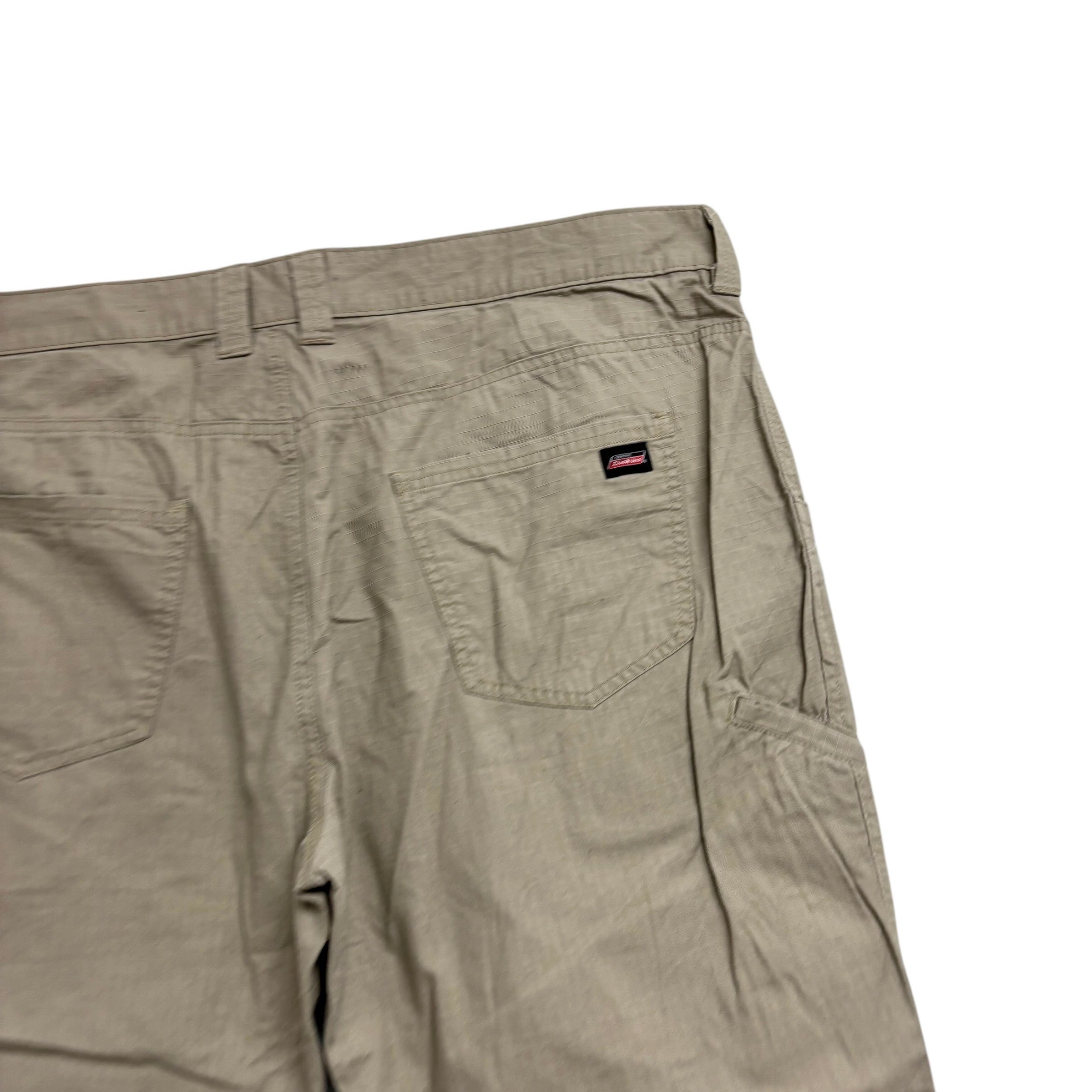 Dickies Carpenter Pants W42 L32 Mens Beige Relaxed Straight Trousers (E)