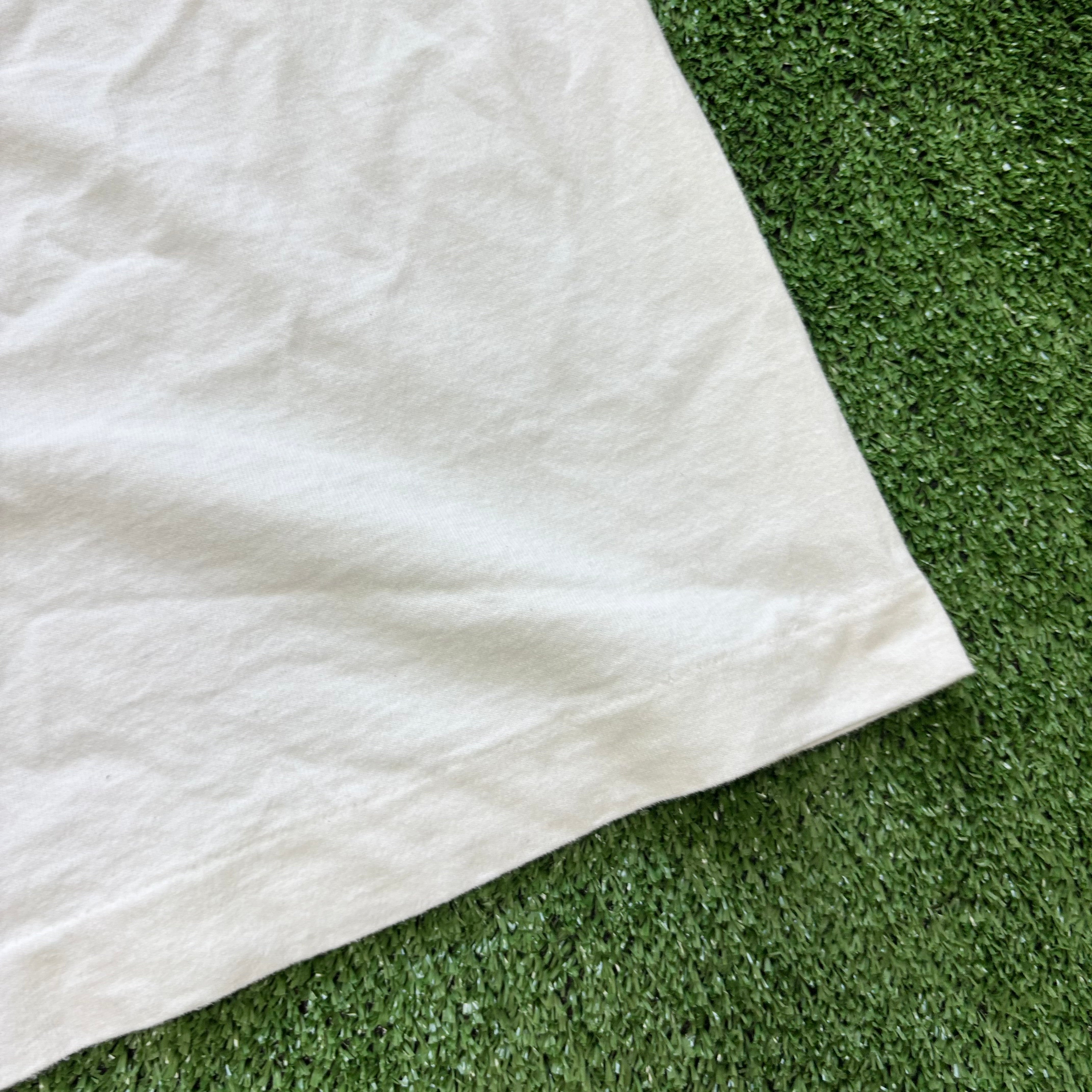 Vintage T Shirt Mens Small White Single Stitch Graphic Print 90s