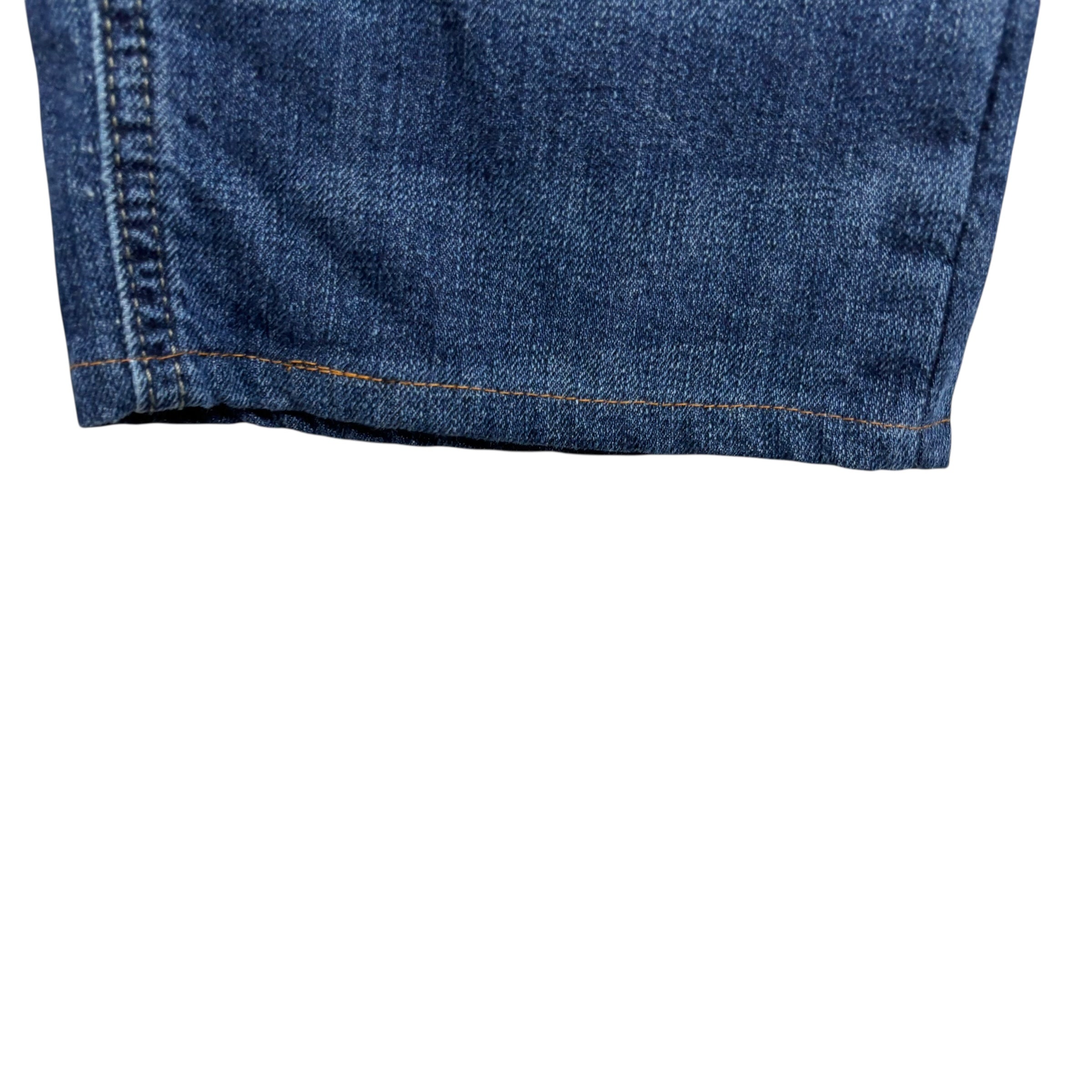 Levis 504 Commuter Jeans W32 L29 Mens Dark Blue Regular Fit Stretch Denim (E)