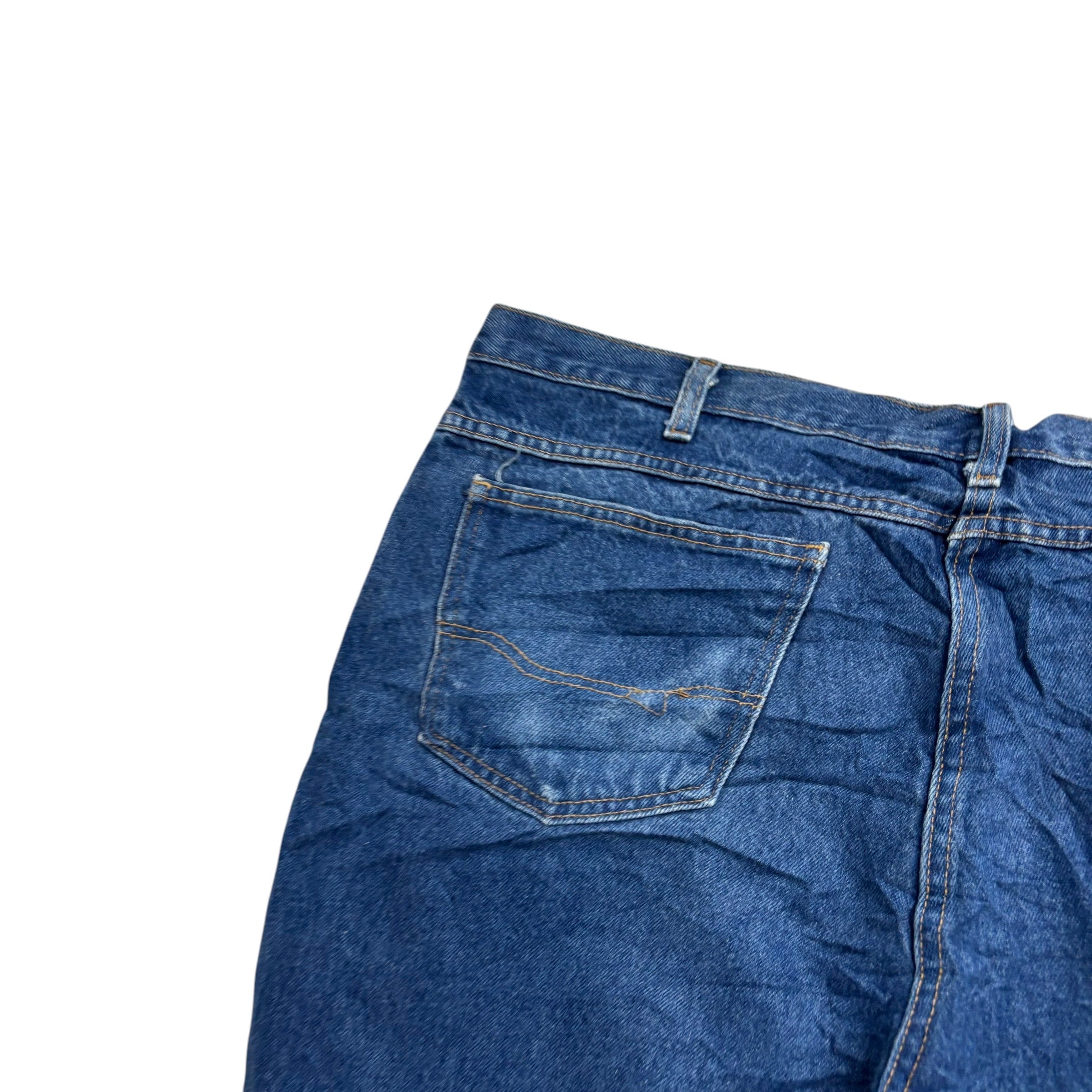 Dickies Jeans W44 L30 Mens Mid Blue Relaxed Straight Fit Denim (E)