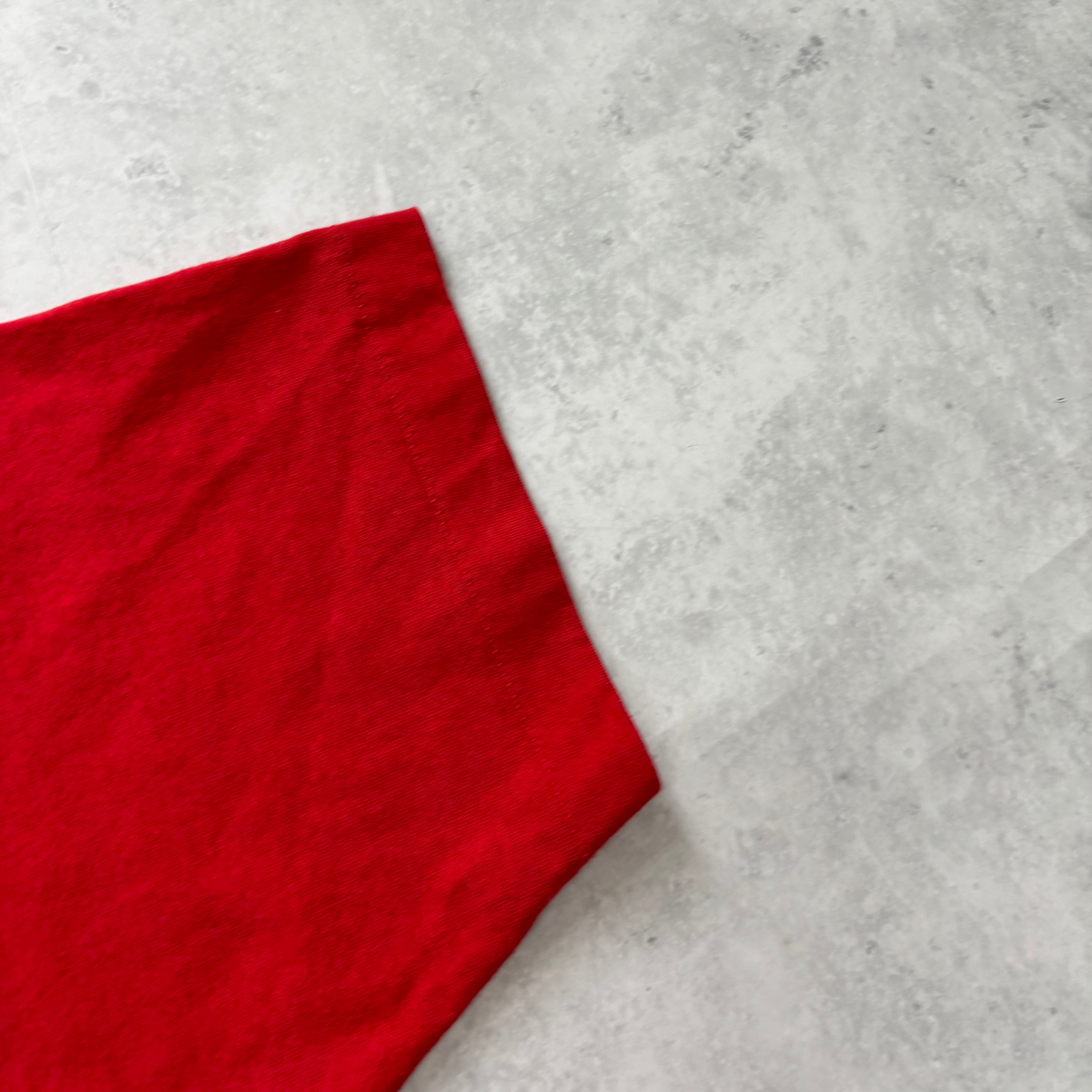 Vintage T Shirt Mens Medium Red Single Stitch Graphic Print 90s USA (E)